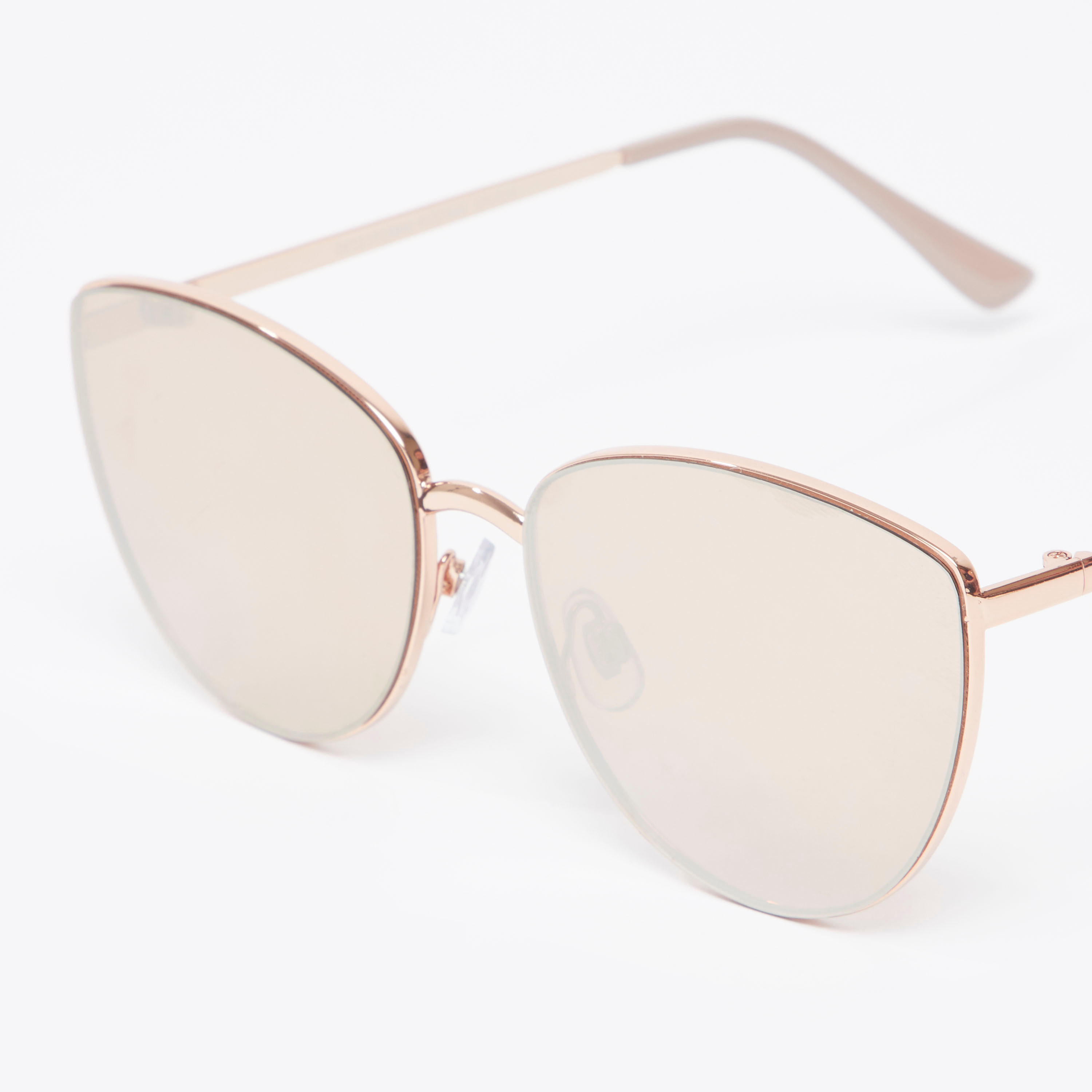 نظّارة شمسية مستديرة بإطار كامل ووسادات أنف-women-sunglasses-image-3