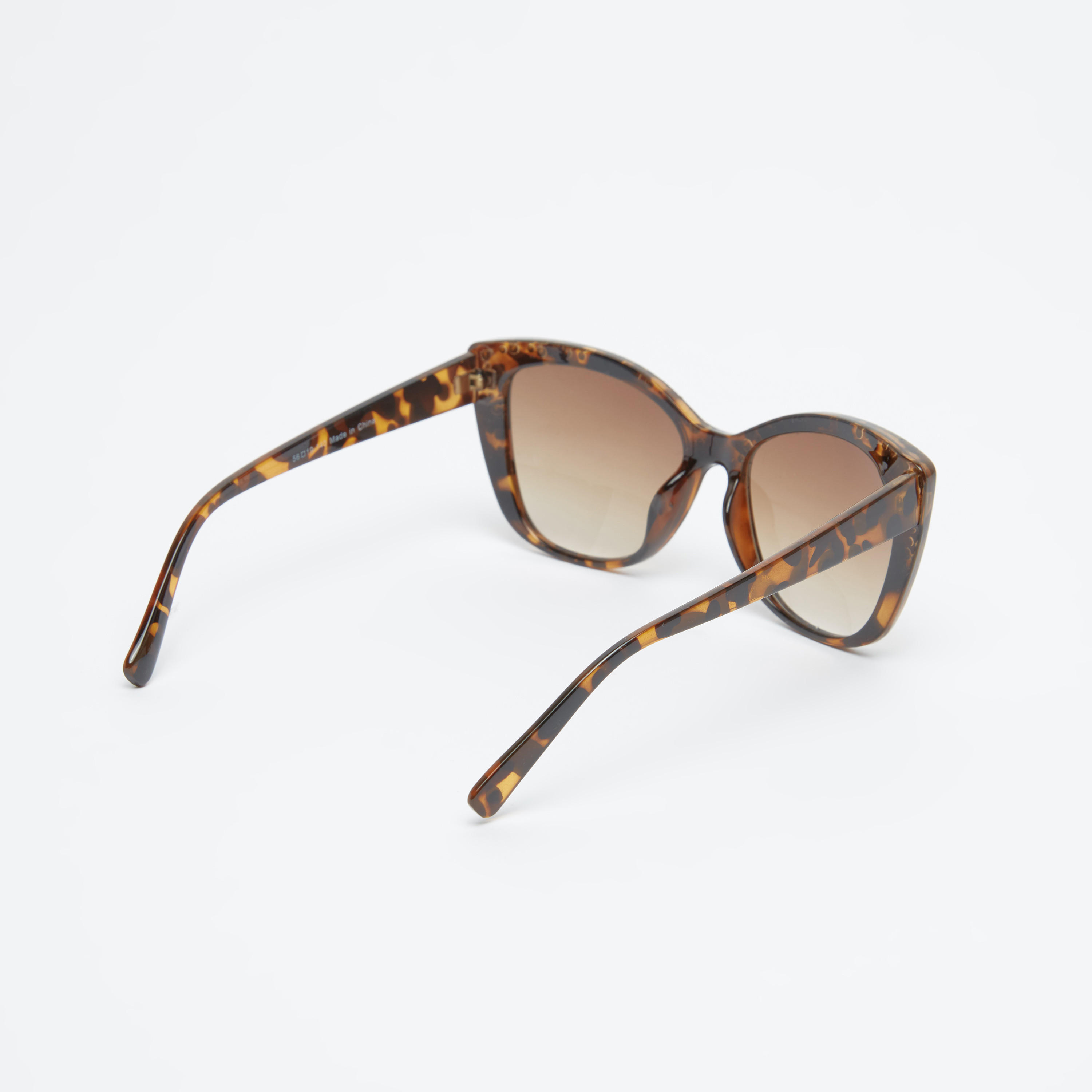 Full Rim Printed Wayfarer Sunglasses with Nose Pads and Stud Detail-women-sunglasses-image-4