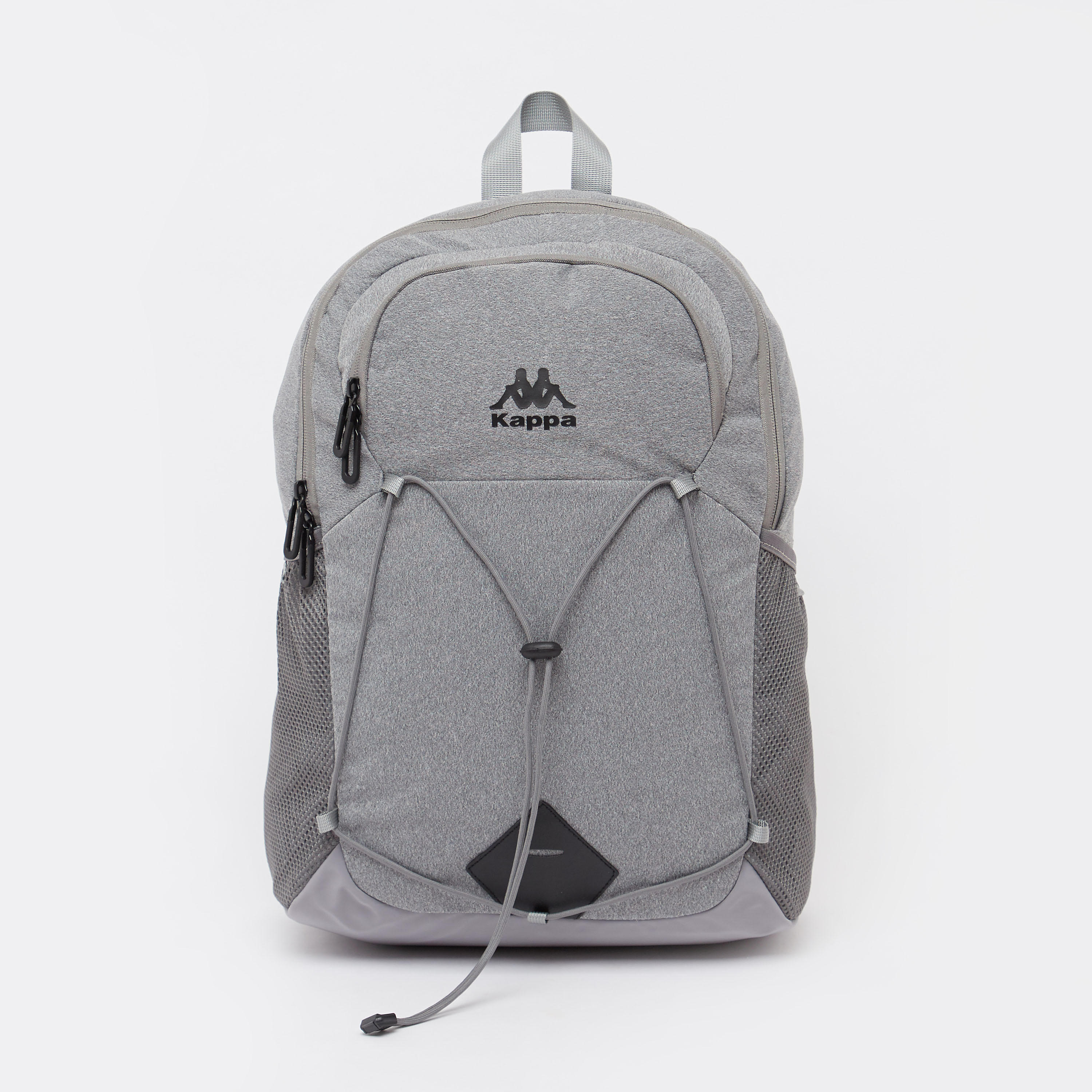 Kappa Printed Backpack with Adjustable Straps-men-bags-image-1