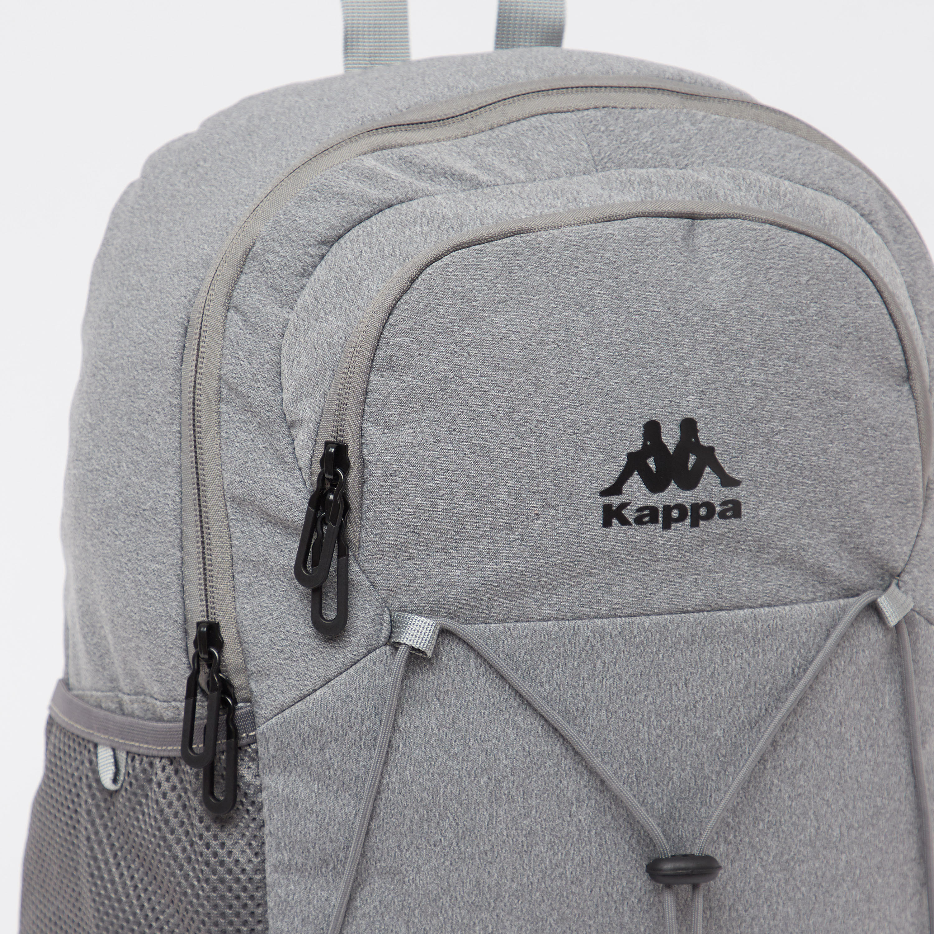 Kappa Printed Backpack with Adjustable Straps-men-bags-image-3