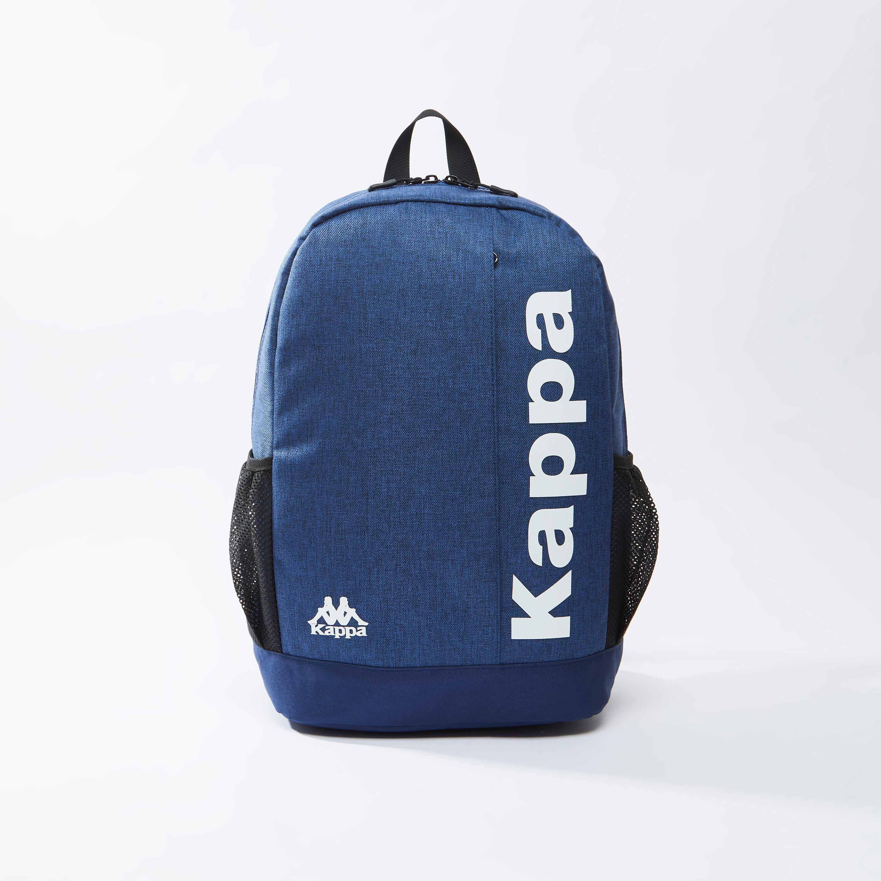 Kappa Printed Backpack with Adjustable Straps-men-bags-image-1