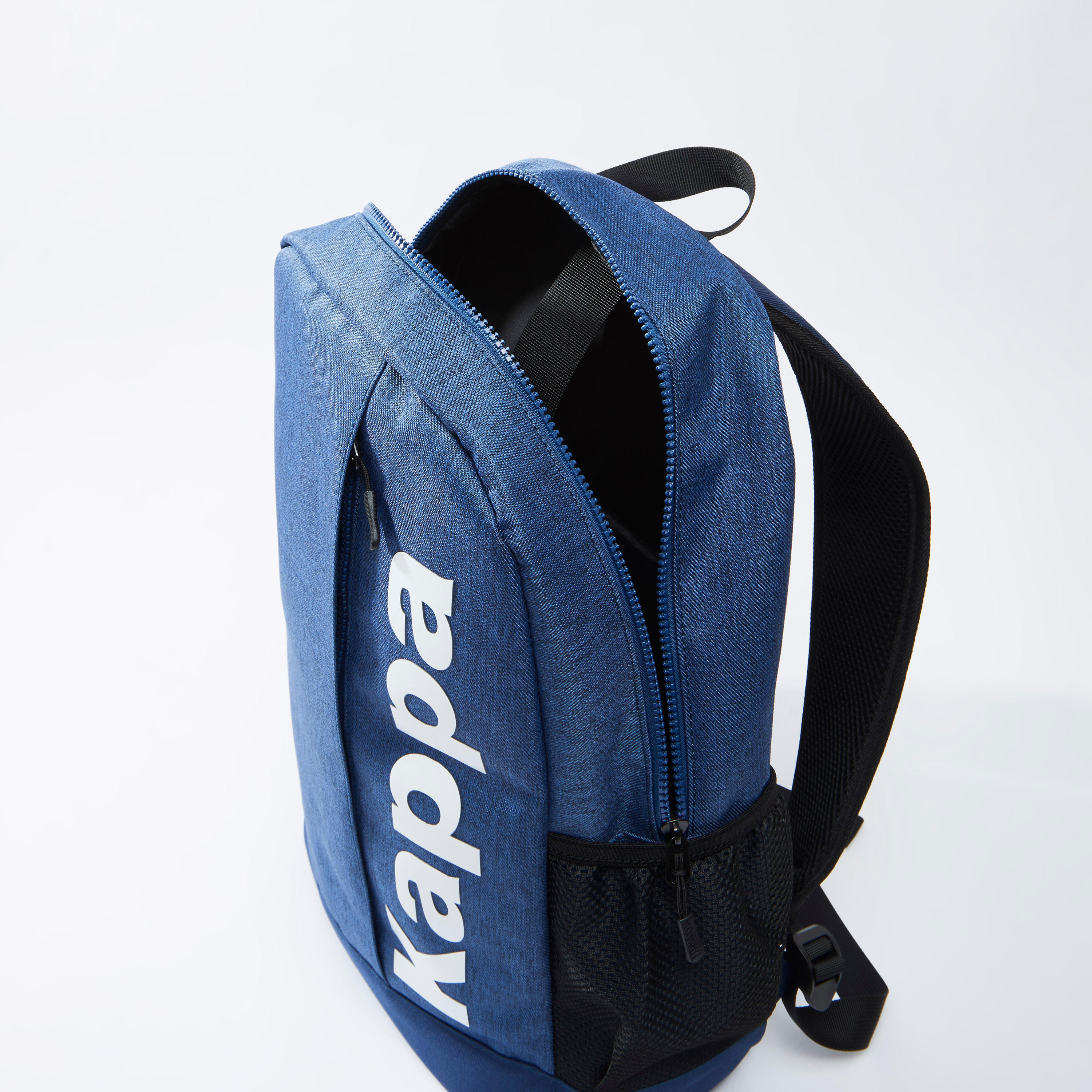 Kappa Printed Backpack with Adjustable Straps-men-bags-image-5