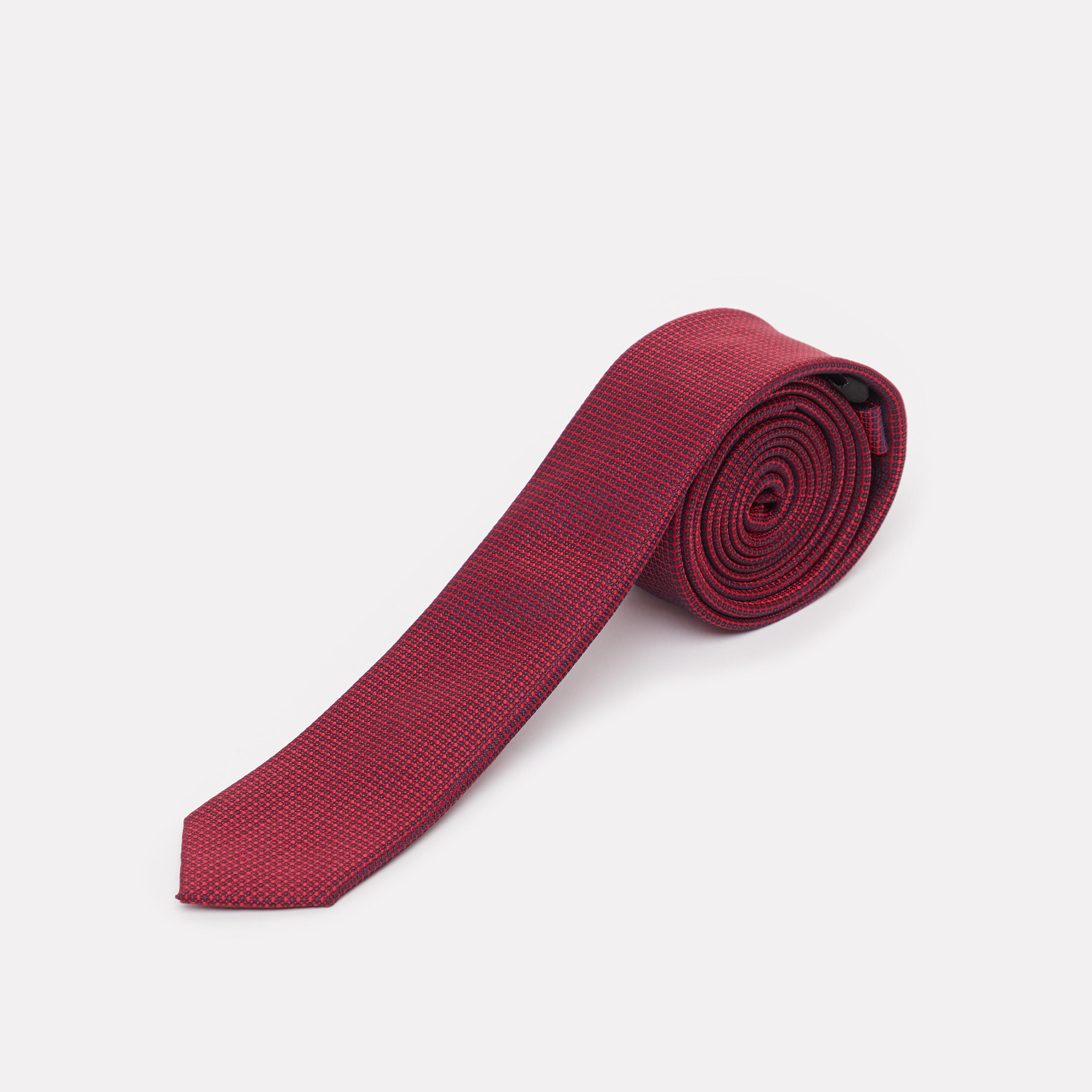 Chequered Necktie with Keeper Loop-men-tiesandcufflinks-pocketsquares-image-1