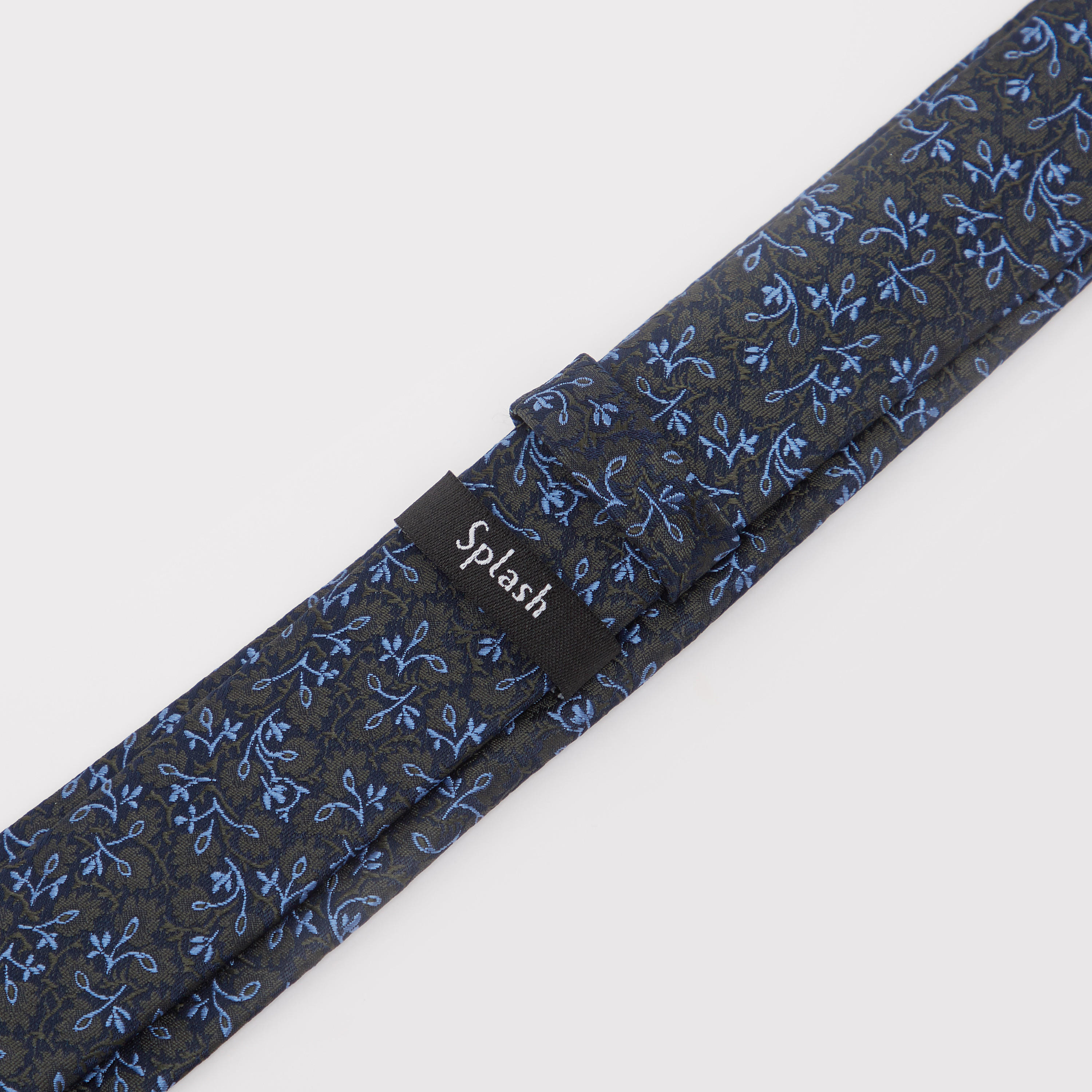 Textured Regular Necktie with Keeper Loop-men-tiesandcufflinks-pocketsquares-image-3