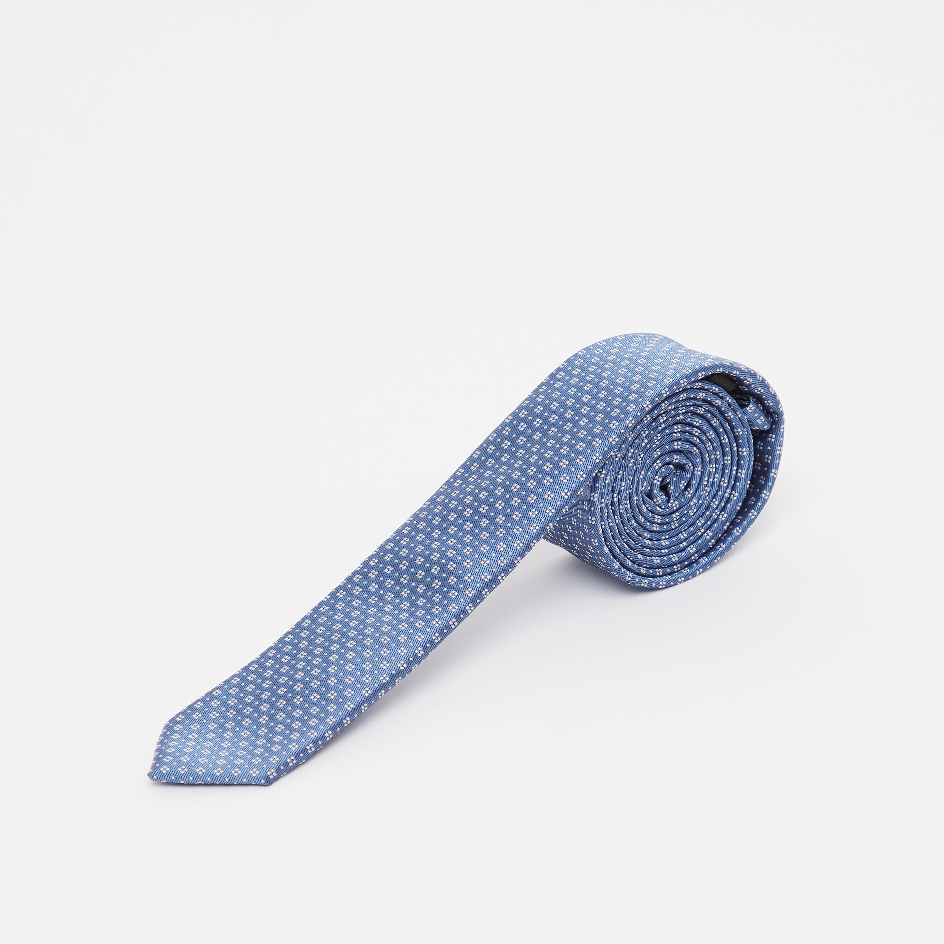 Textured Regular Necktie with Keeper Loop-men-tiesandcufflinks-pocketsquares-image-1