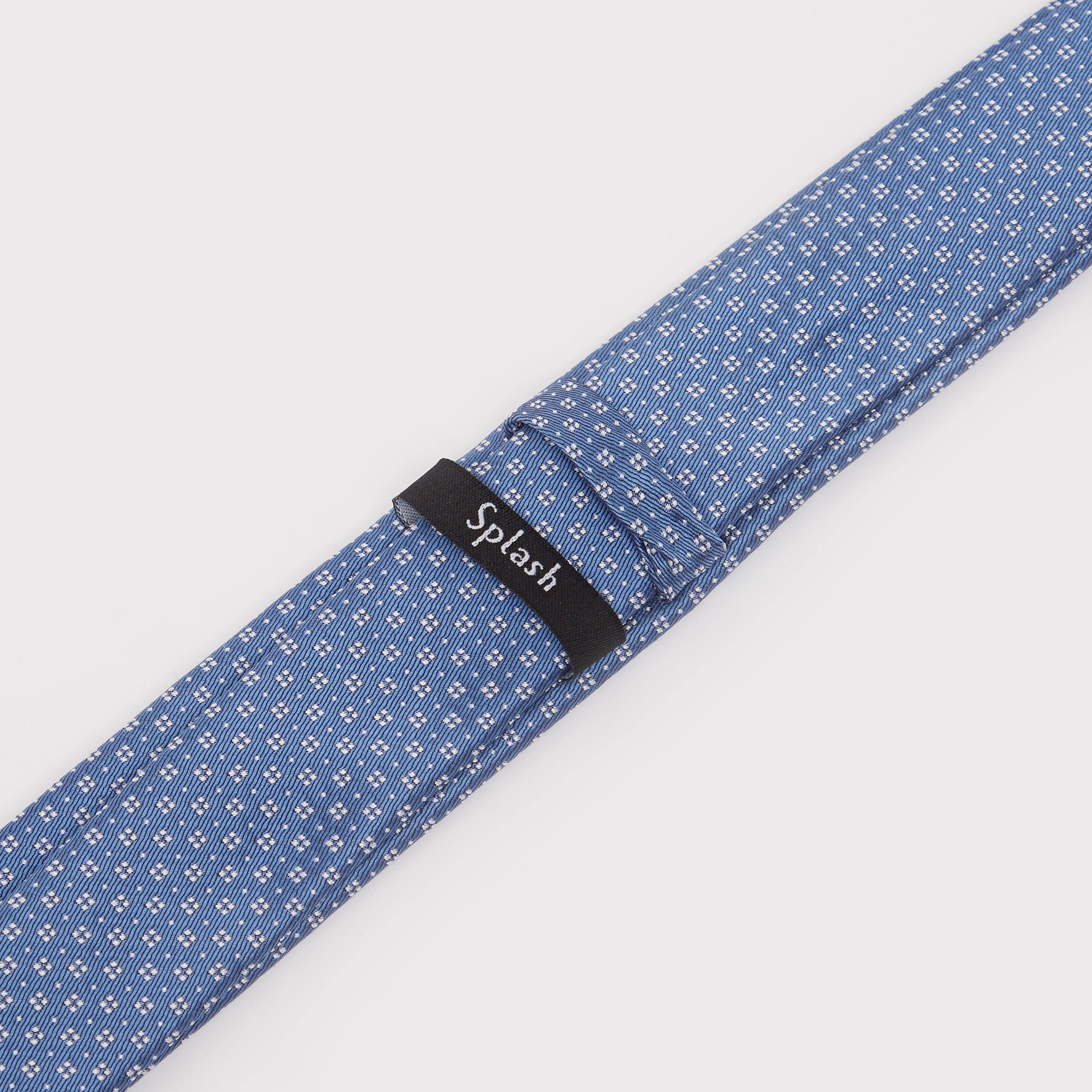Textured Regular Necktie with Keeper Loop-men-tiesandcufflinks-pocketsquares-image-3
