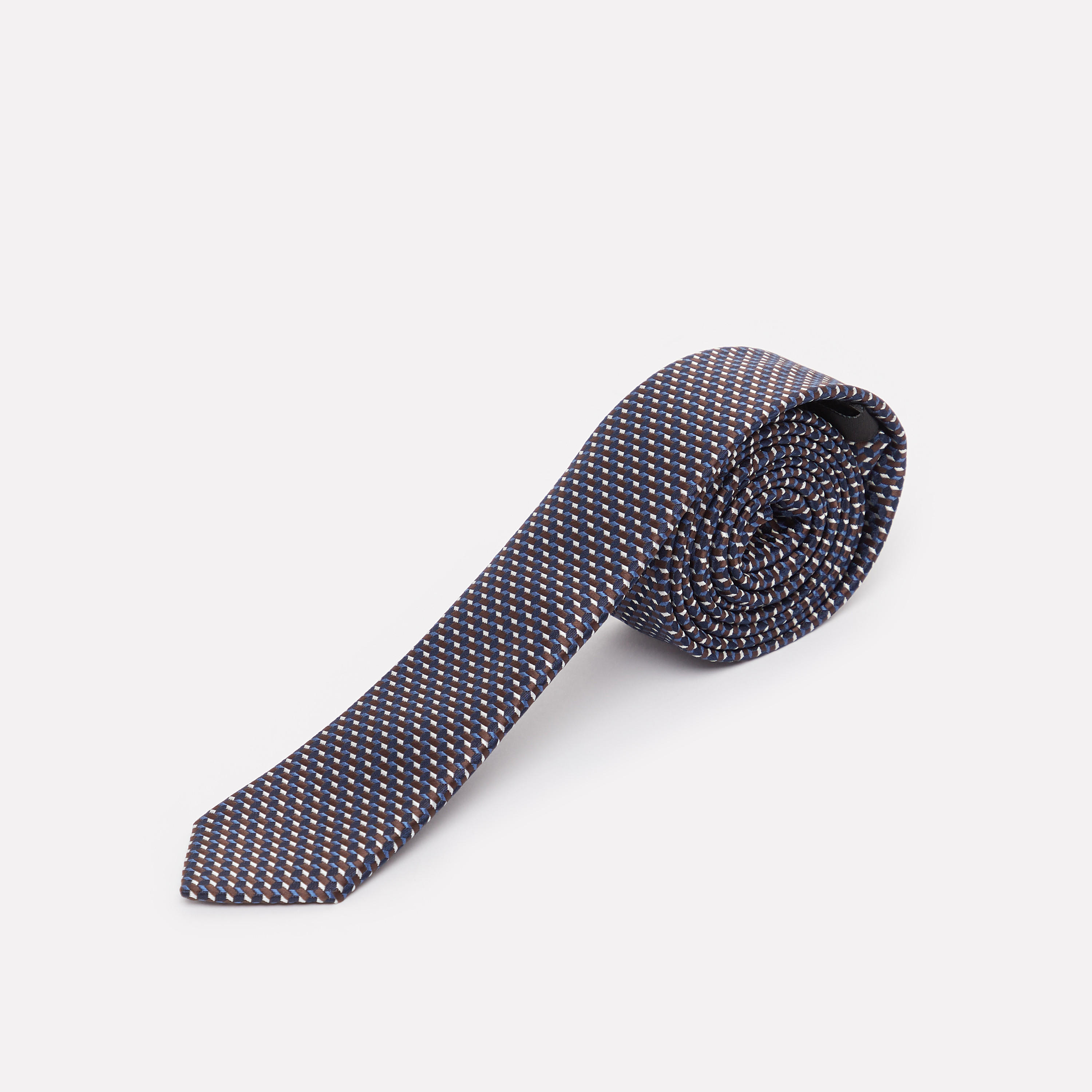 ربطة عنق عادية بارزة الملمس بمشبك تثبيت-men-tiesandcufflinks-pocketsquares-image-4