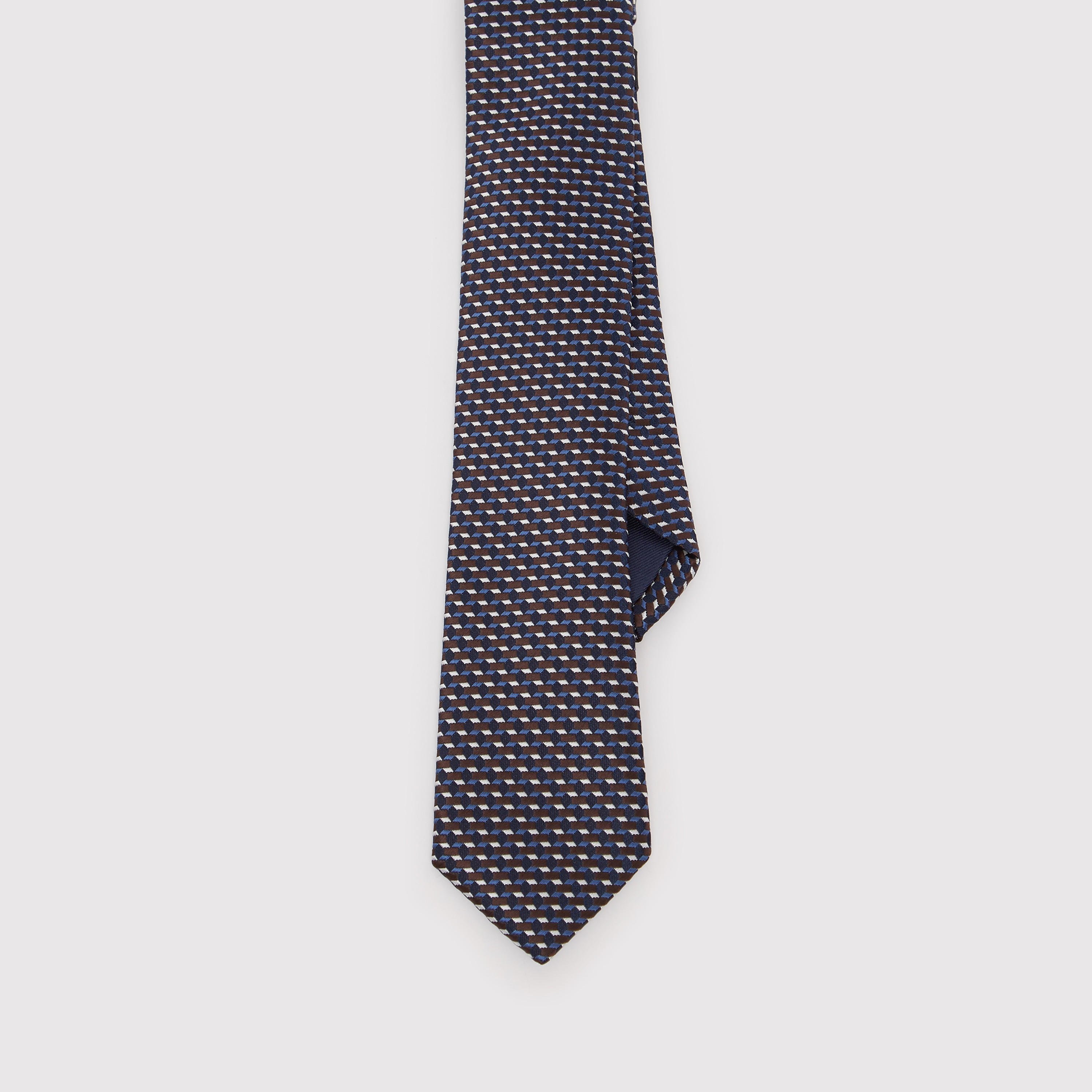 ربطة عنق عادية بارزة الملمس بمشبك تثبيت-men-tiesandcufflinks-pocketsquares-image-1
