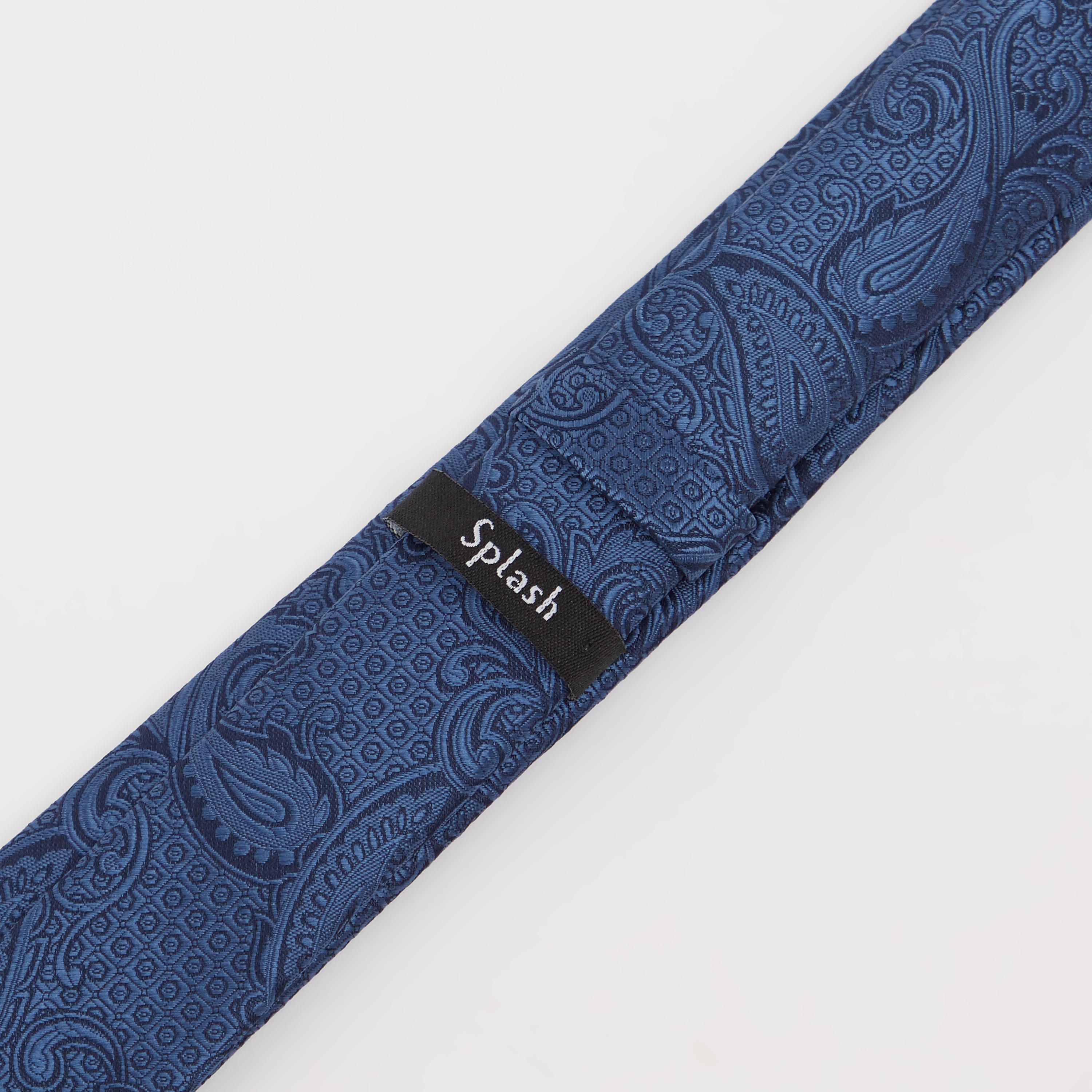 ربطة عنق عادية بارزة الملمس بمشبك تثبيت-men-tiesandcufflinks-pocketsquares-image-2