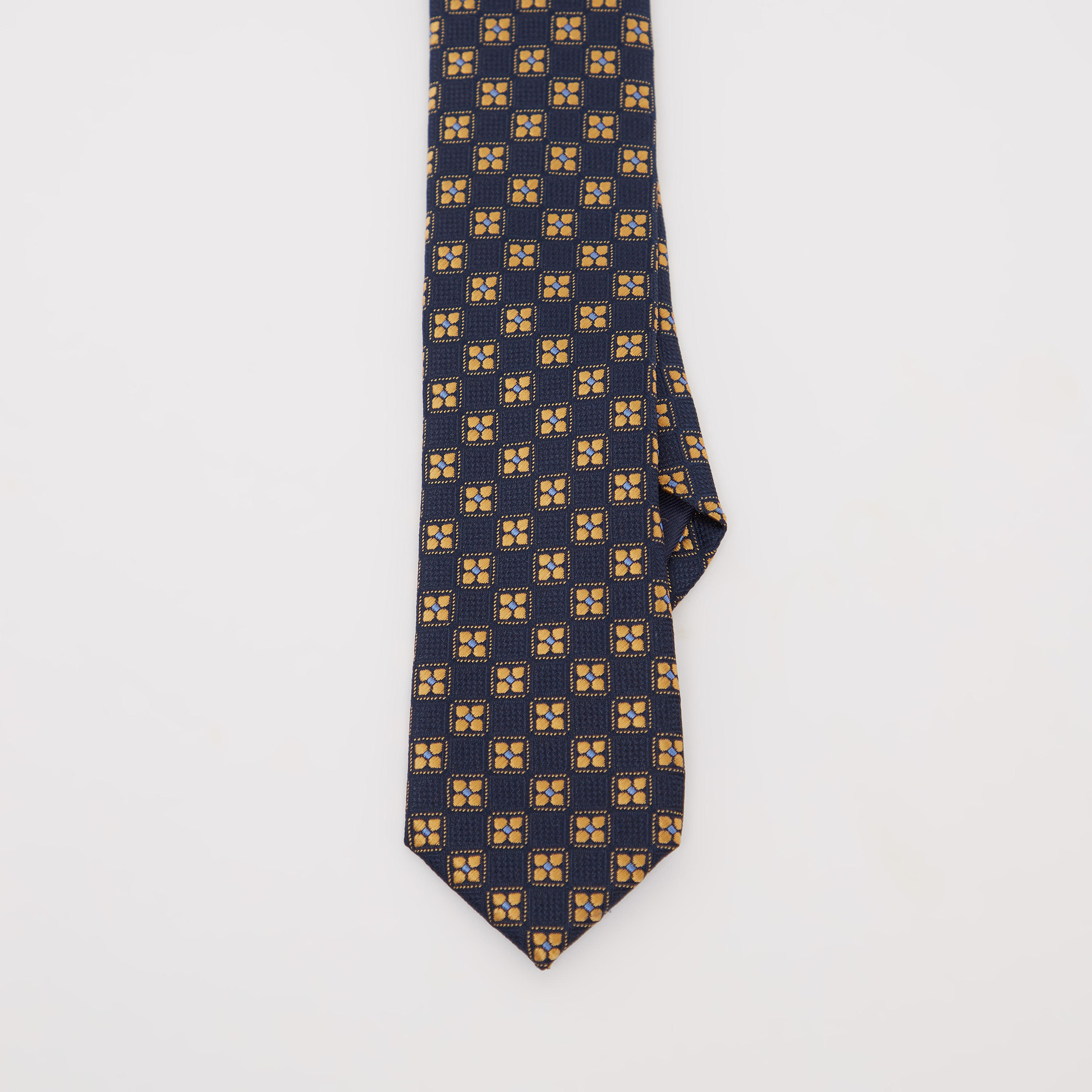 Textured Regular Necktie with Keeper Loop-men-tiesandcufflinks-pocketsquares-image-4