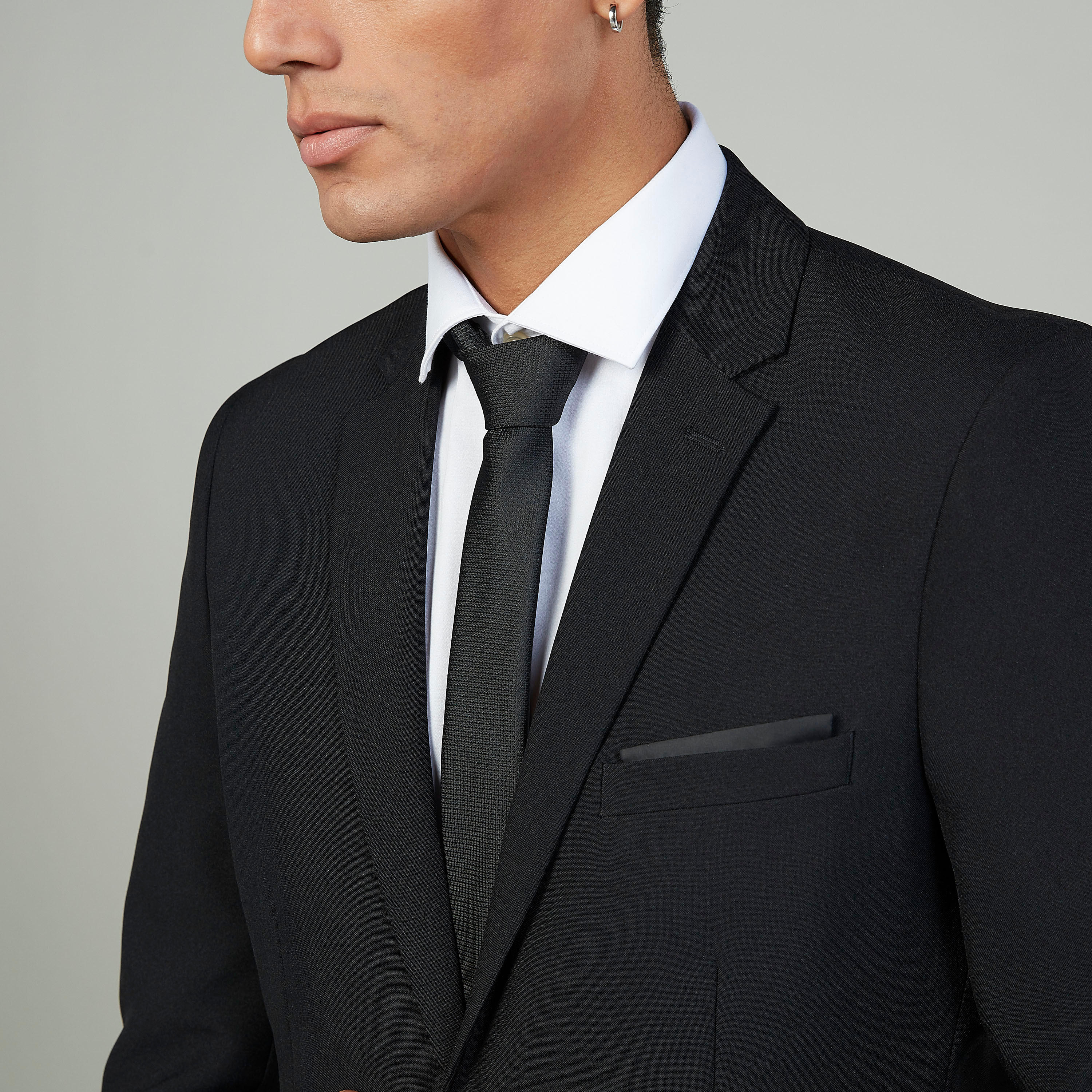 ربطة عنق عادية بارزة الملمس بمشبك تثبيت-men-tiesandcufflinks-pocketsquares-image-3