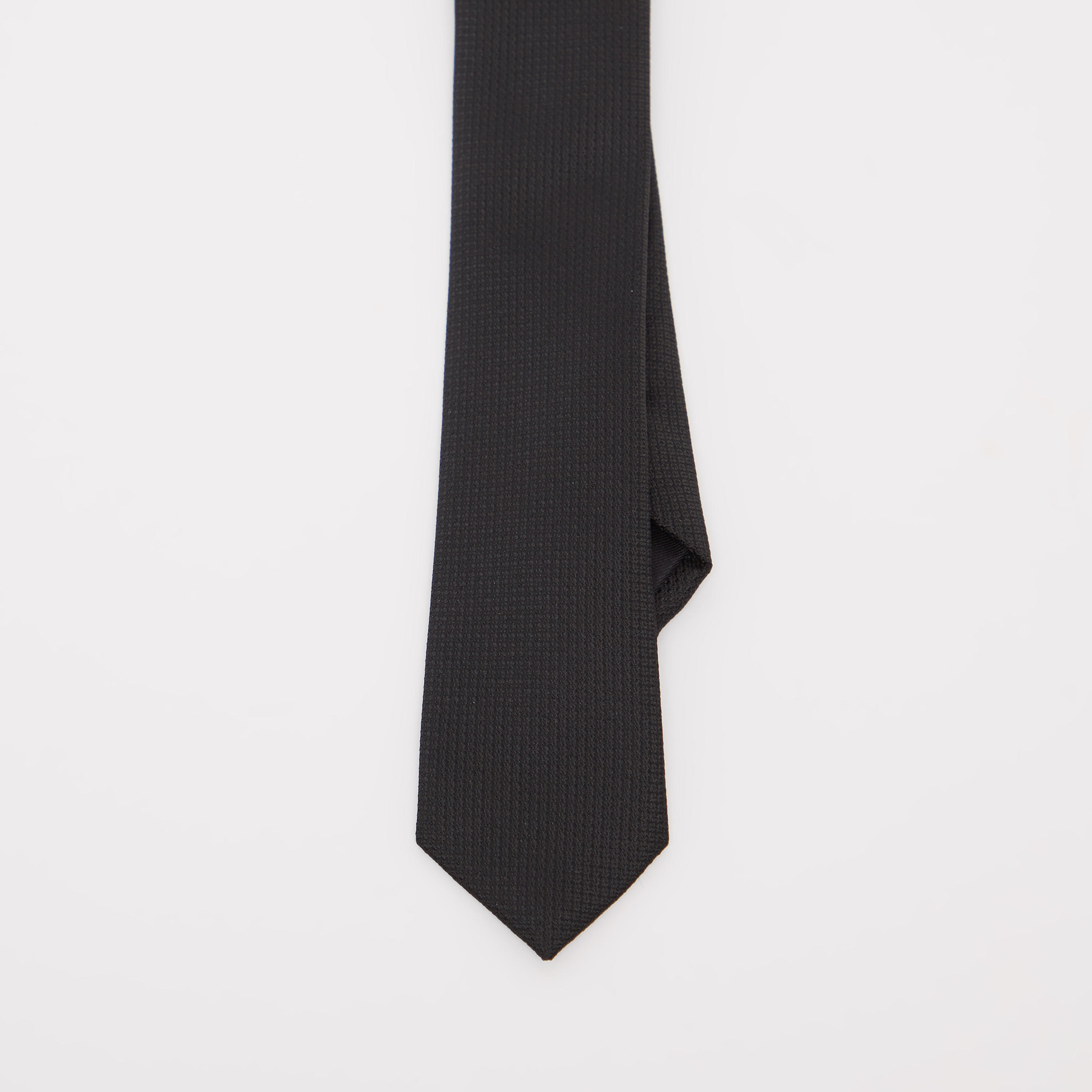 ربطة عنق عادية بارزة الملمس بمشبك تثبيت-men-tiesandcufflinks-pocketsquares-image-1