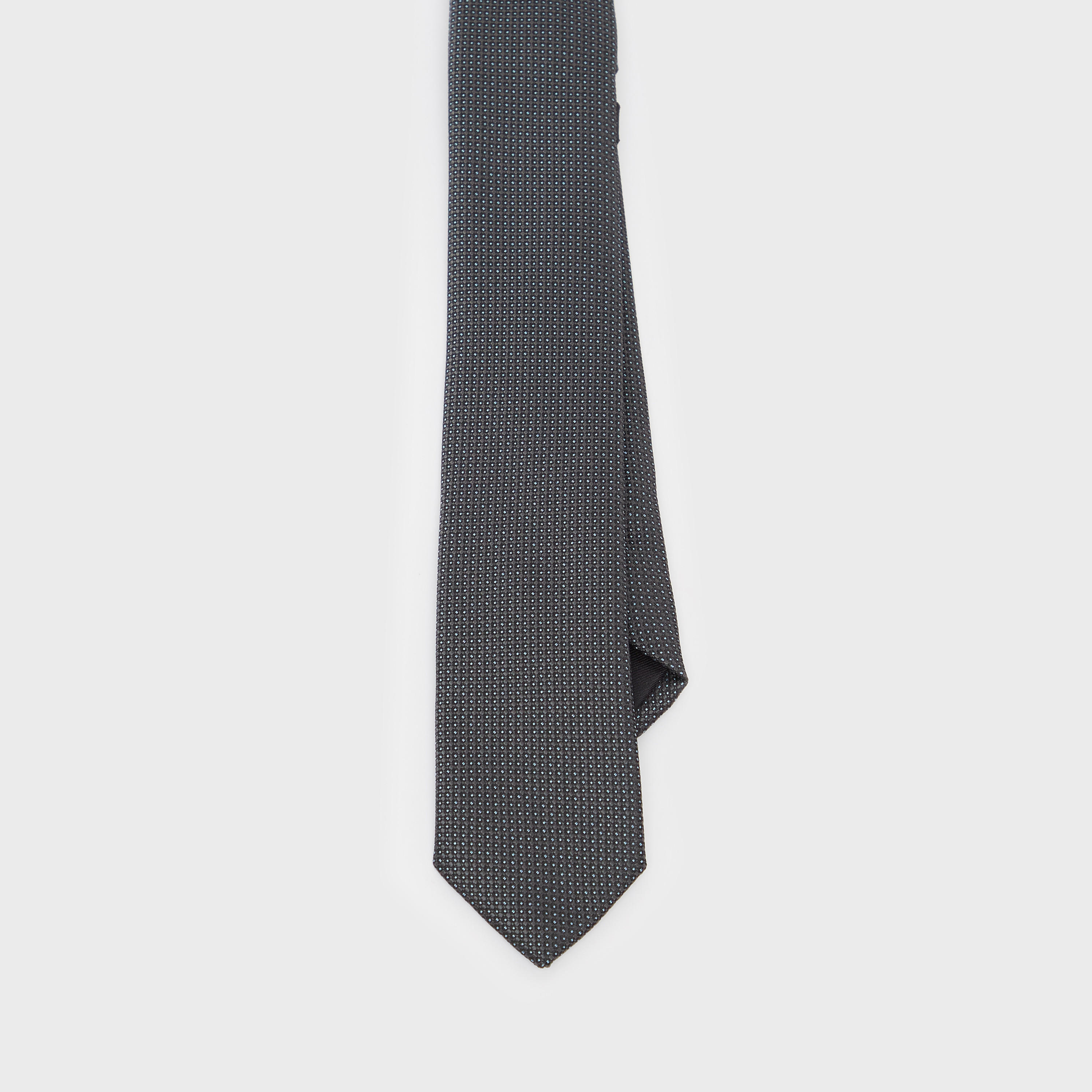 ربطة عنق عادية بارزة الملمس بمشبك تثبيت-men-tiesandcufflinks-pocketsquares-image-1