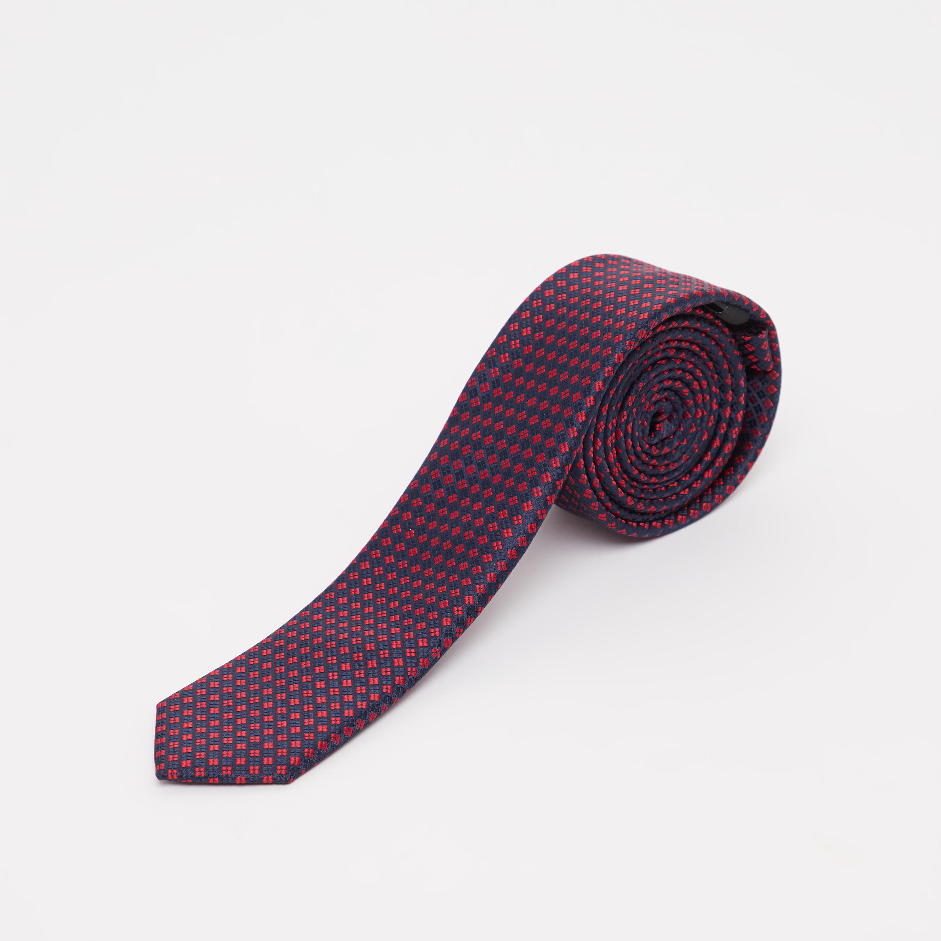 ربطة عنق عادية بارزة الملمس بمشبك تثبيت-men-tiesandcufflinks-pocketsquares-image-4