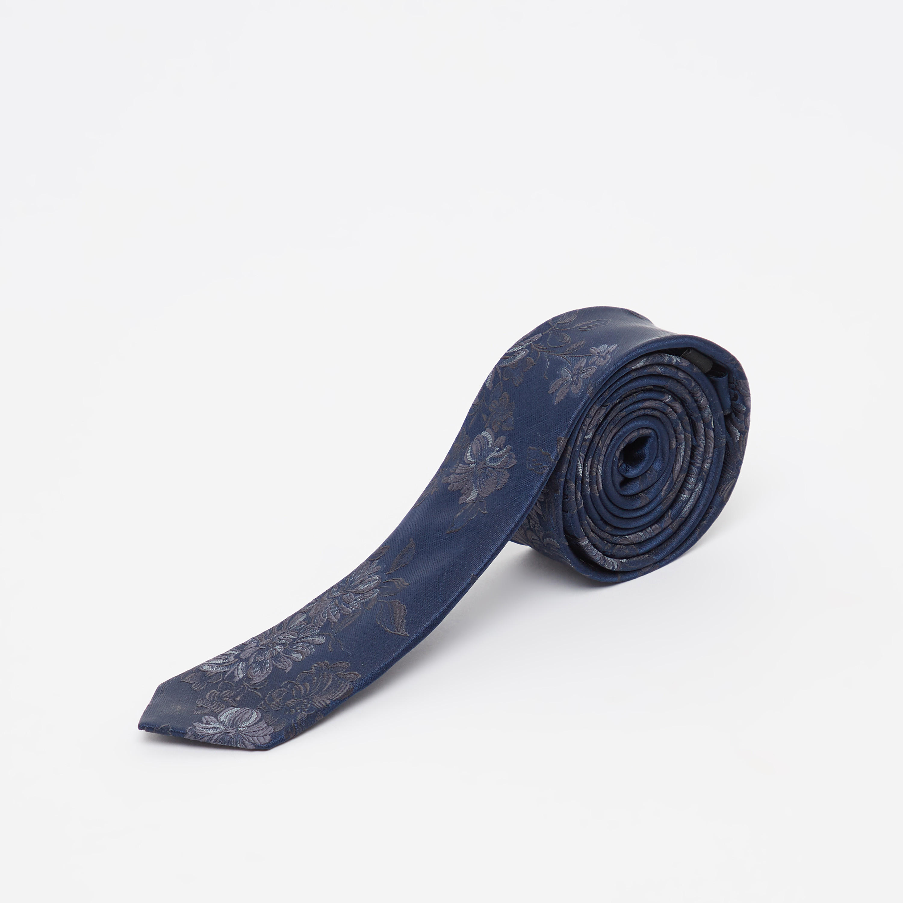 ربطة عنق عادية بارزة الملمس بمشبك تثبيت-men-tiesandcufflinks-pocketsquares-image-4