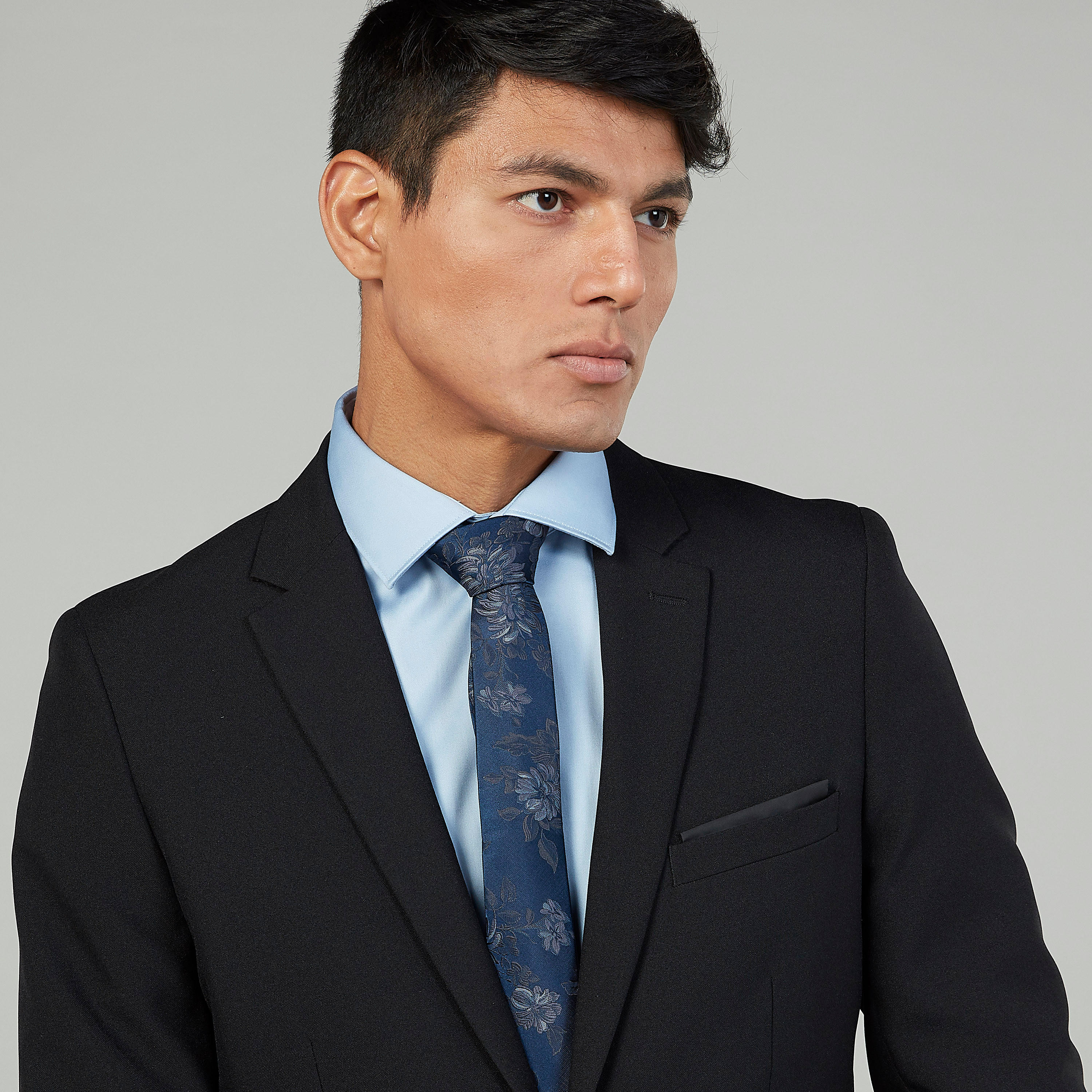 ربطة عنق عادية بارزة الملمس بمشبك تثبيت-men-tiesandcufflinks-pocketsquares-image-3