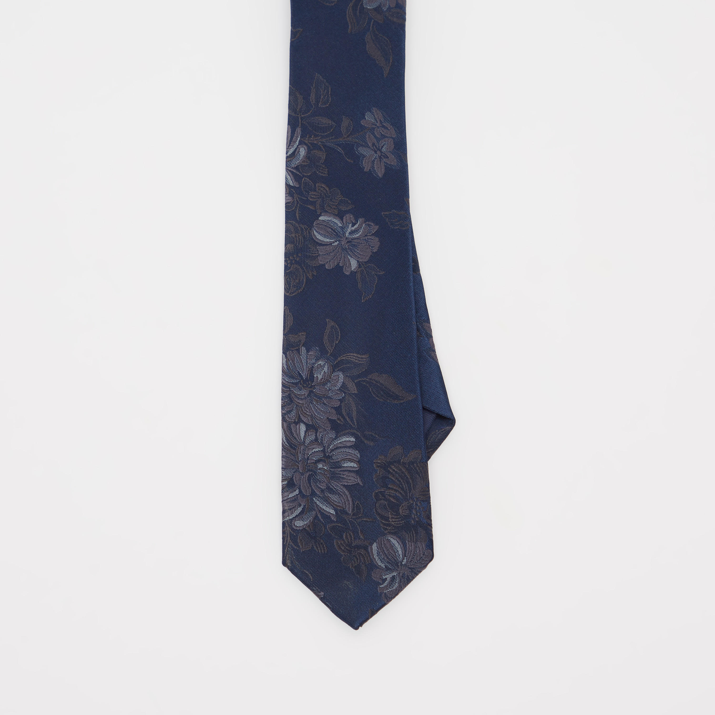 ربطة عنق عادية بارزة الملمس بمشبك تثبيت-men-tiesandcufflinks-pocketsquares-image-1