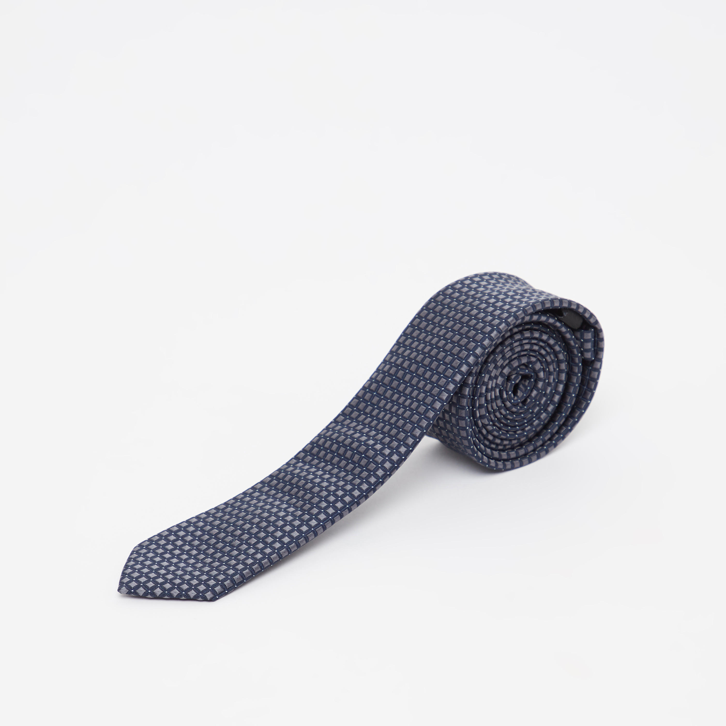 ربطة عنق عادية بارزة الملمس بمشبك تثبيت-men-tiesandcufflinks-pocketsquares-image-4