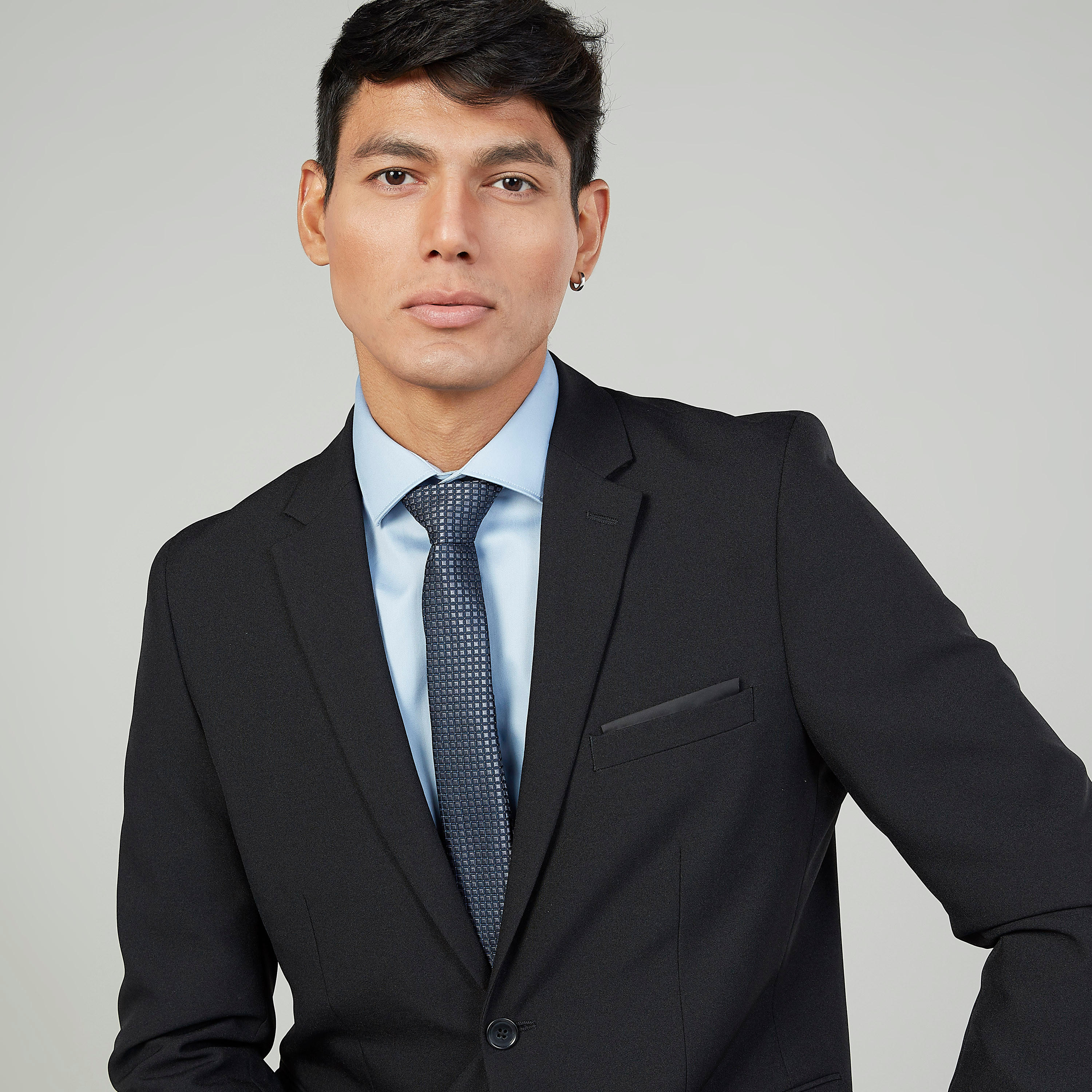 ربطة عنق عادية بارزة الملمس بمشبك تثبيت-men-tiesandcufflinks-pocketsquares-image-3