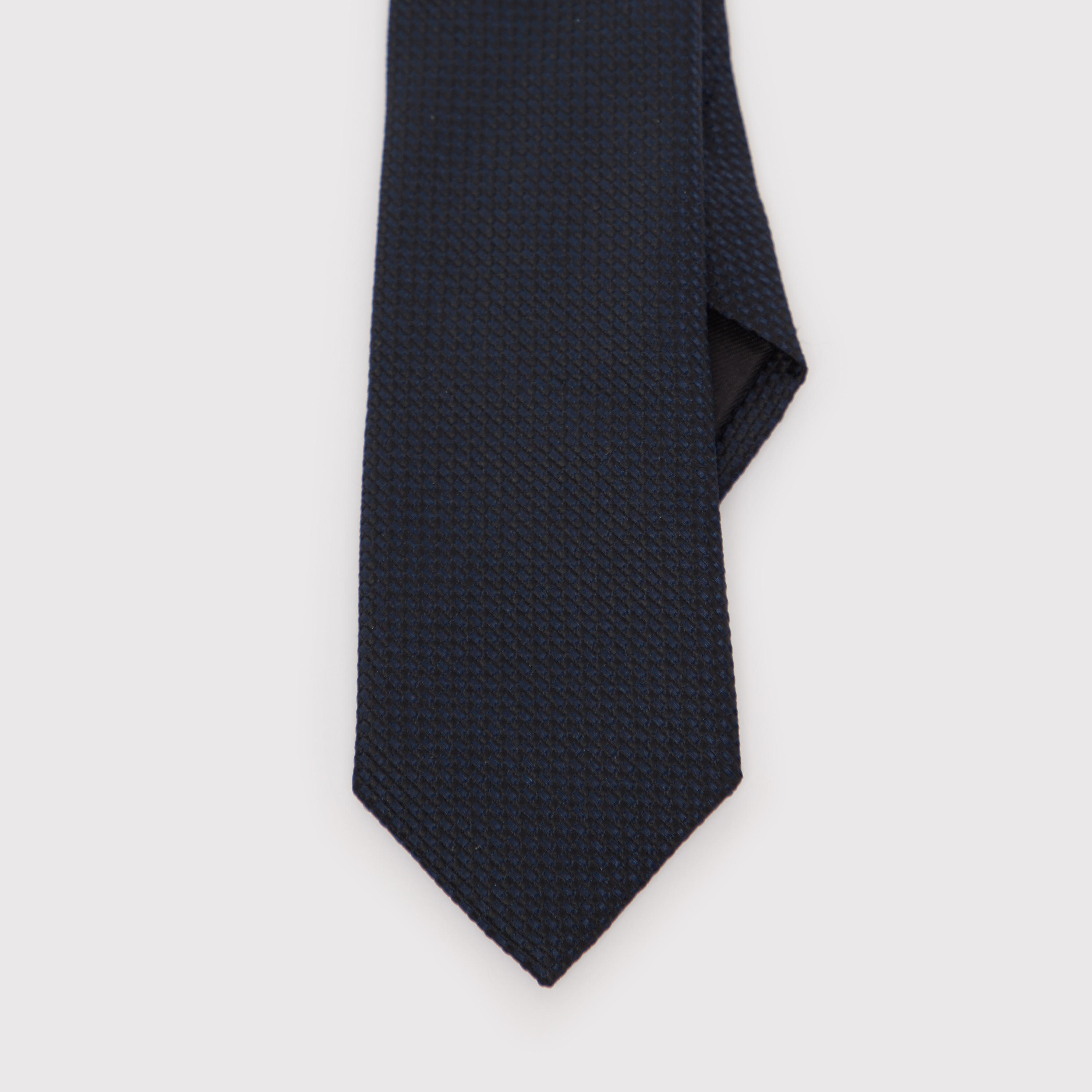 Textured Regular Necktie with Keeper Loop-men-tiesandcufflinks-pocketsquares-image-4