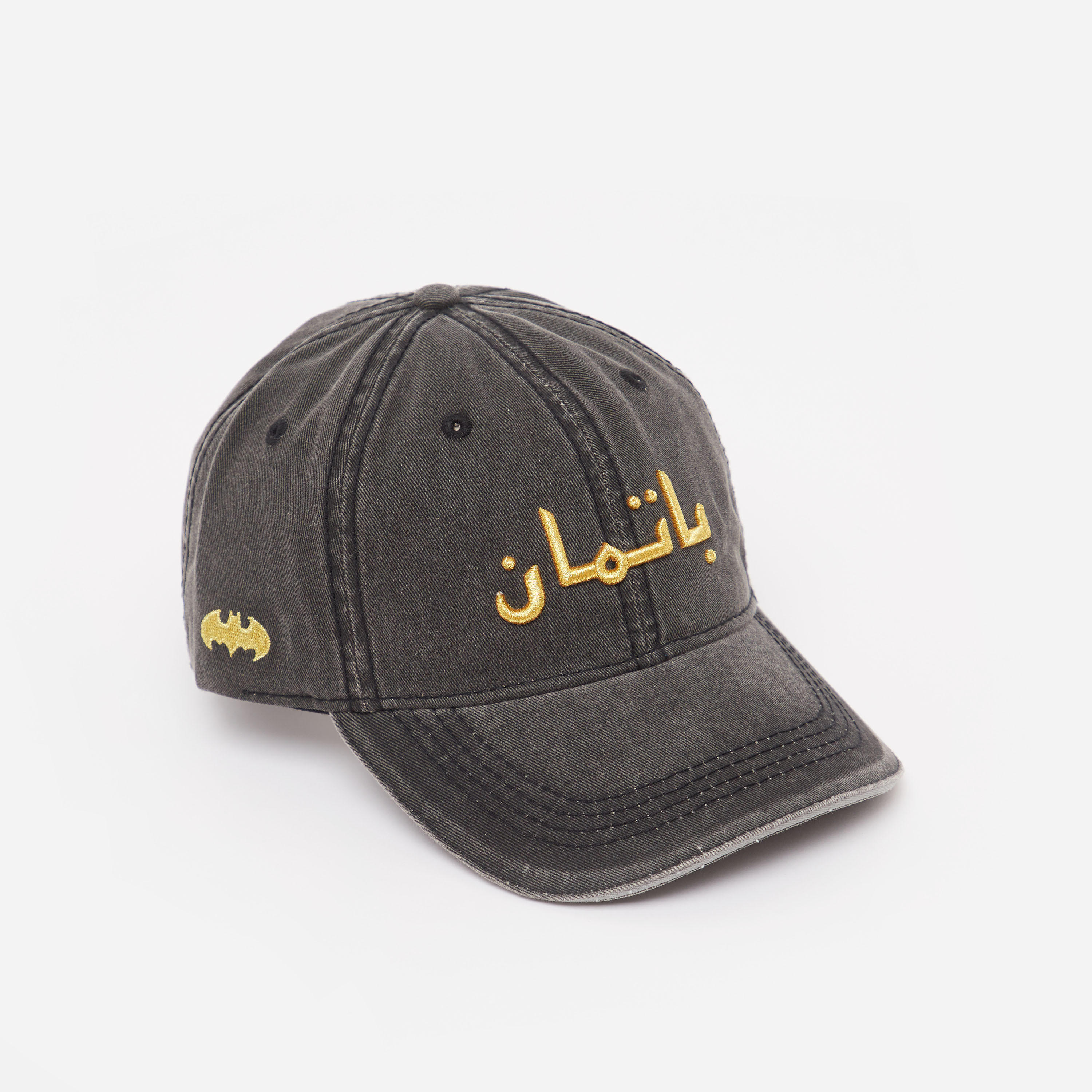 Batman Printed Cap with Plate Buckle Closure-men-caps-image-1