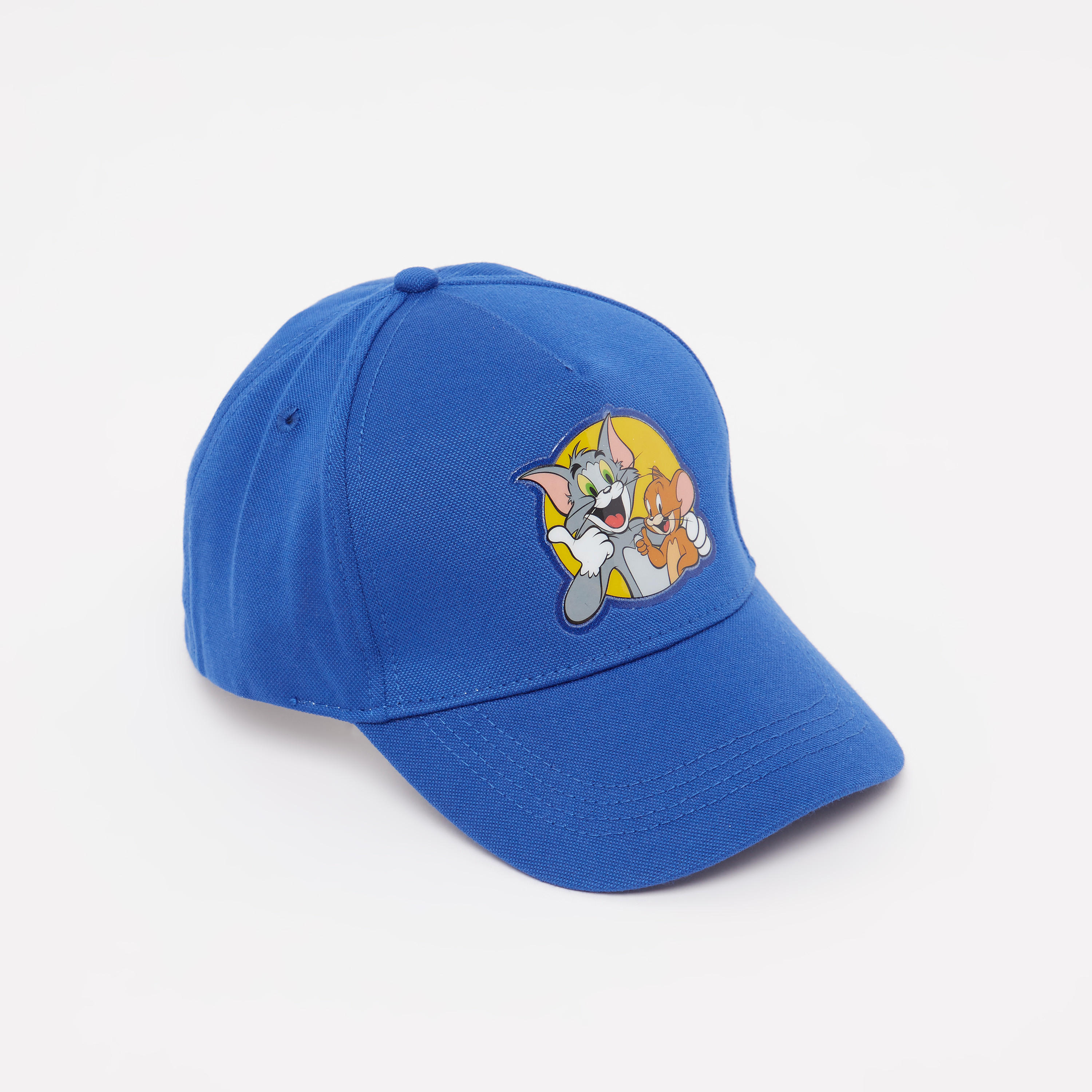 Tom and Jerry Printed Cap with Snap Closure-men-caps-image-1