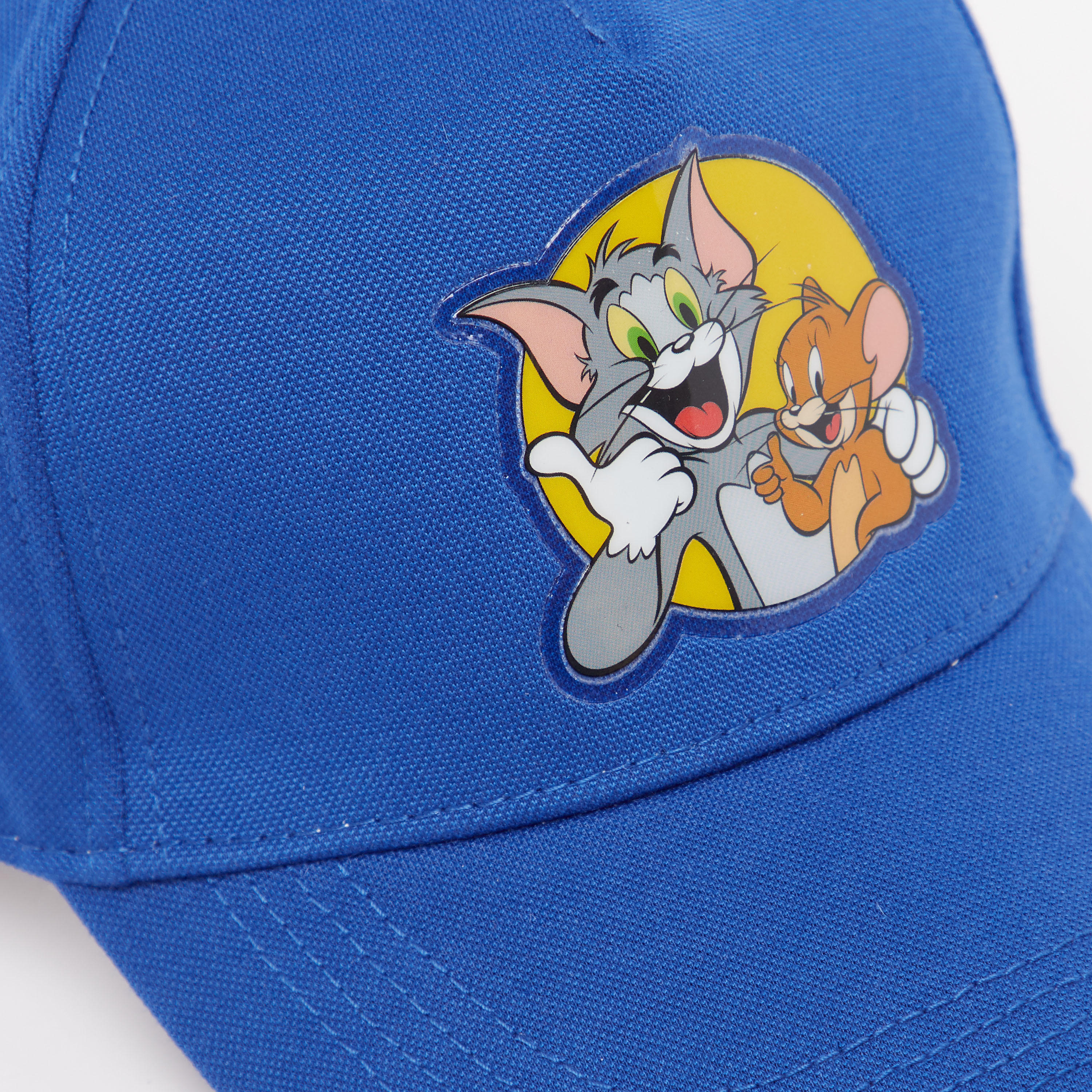 Tom and Jerry Printed Cap with Snap Closure-men-caps-image-3