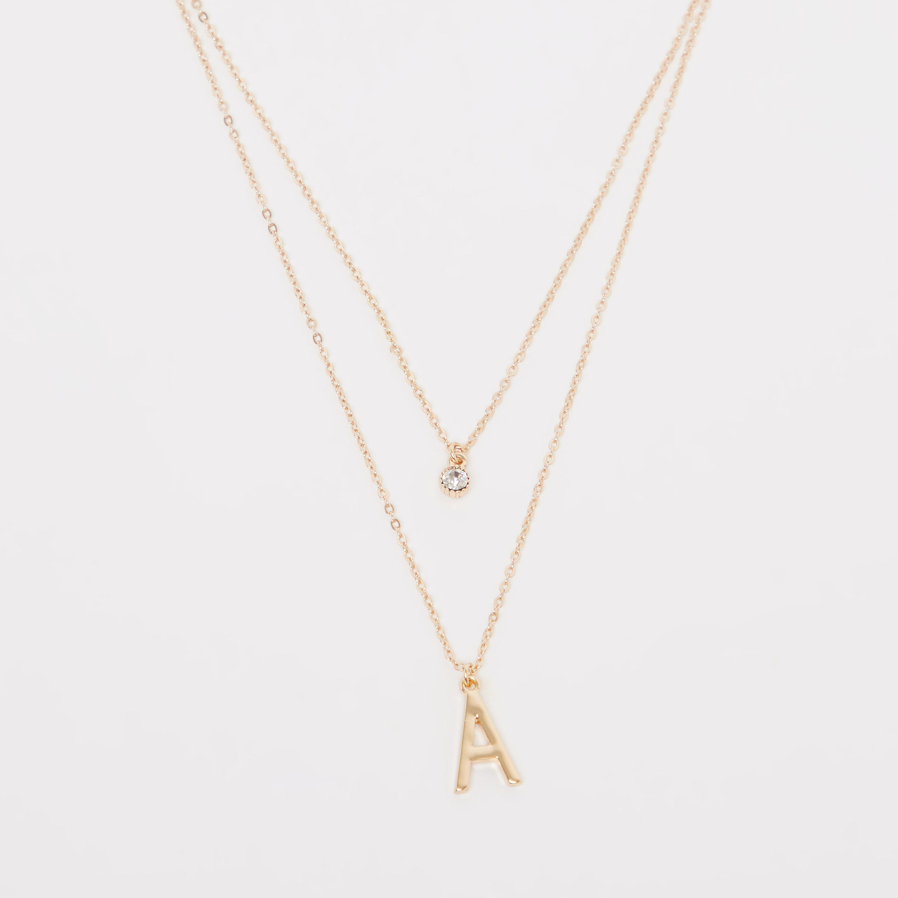 عقد بدلّاية ميتاليك متعدد الطبقات بمشبك إغلاق-women-watchesandjewellery-jewellery-necklacesandpendants-image-1