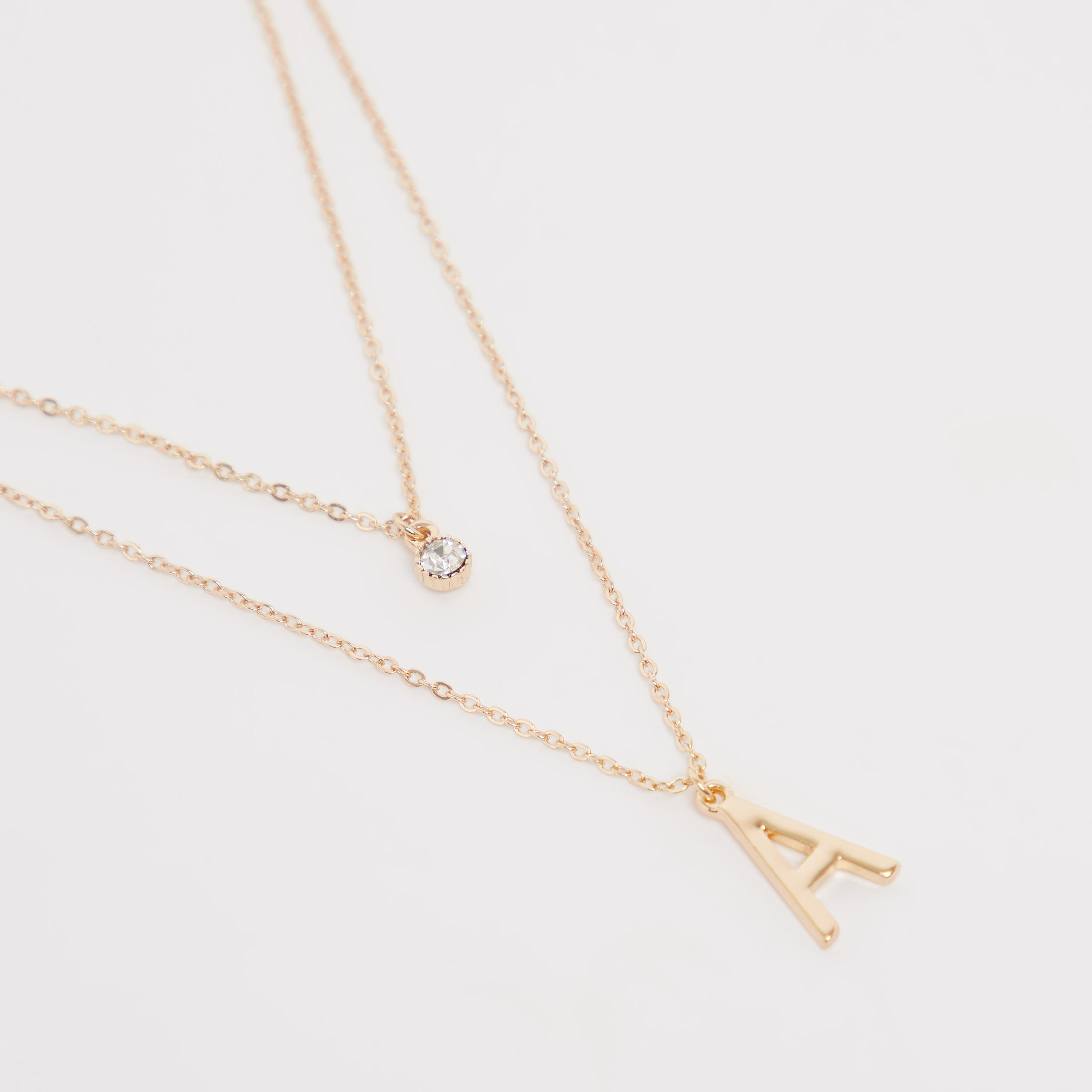 عقد بدلّاية ميتاليك متعدد الطبقات بمشبك إغلاق-women-watchesandjewellery-jewellery-necklacesandpendants-image-3