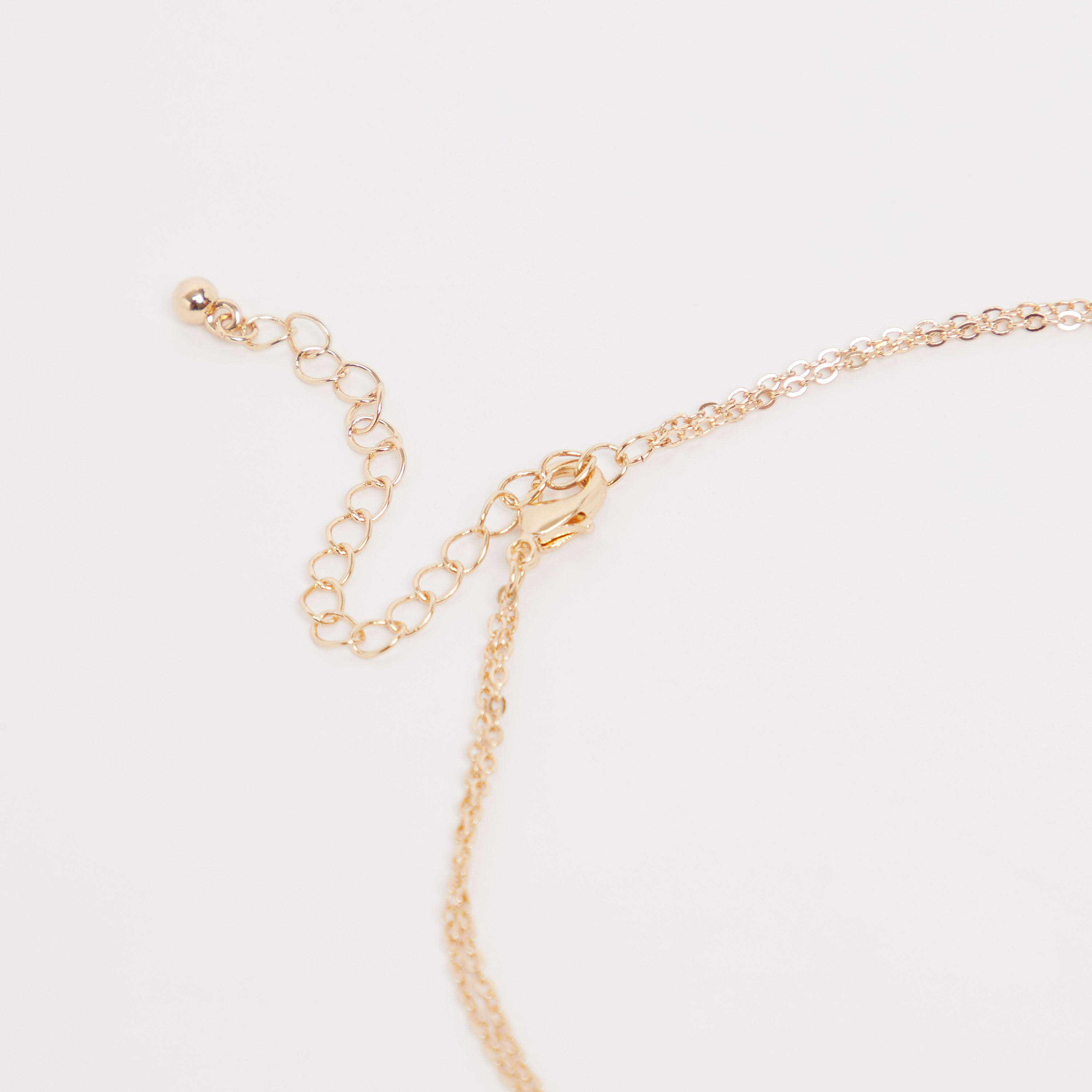 عقد بدلّاية ميتاليك متعدد الطبقات بمشبك إغلاق-women-watchesandjewellery-jewellery-necklacesandpendants-image-4