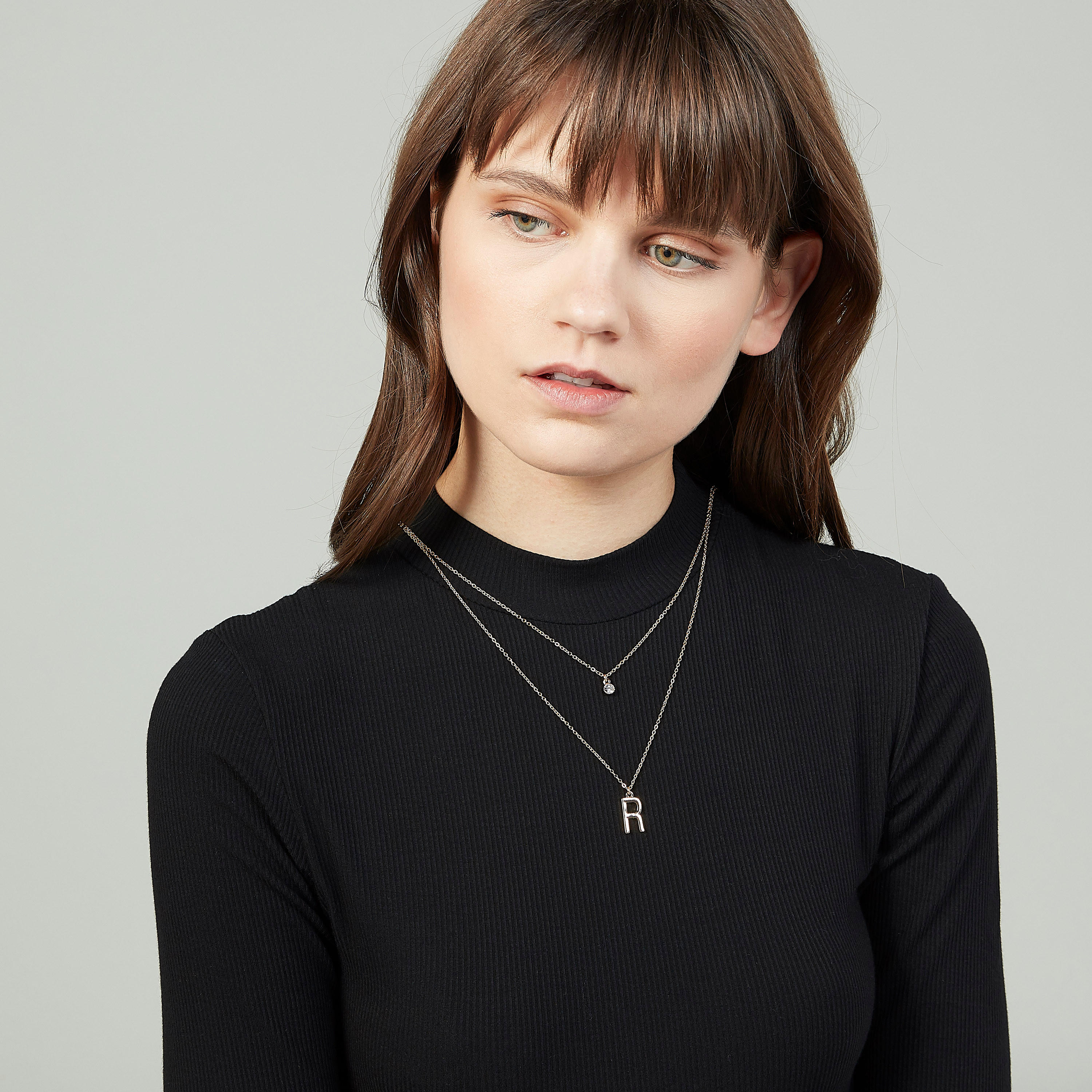 قلادة مزيّنة متعدّدة الطبقات بمشبك إغلاق-women-watchesandjewellery-jewellery-necklacesandpendants-image-2
