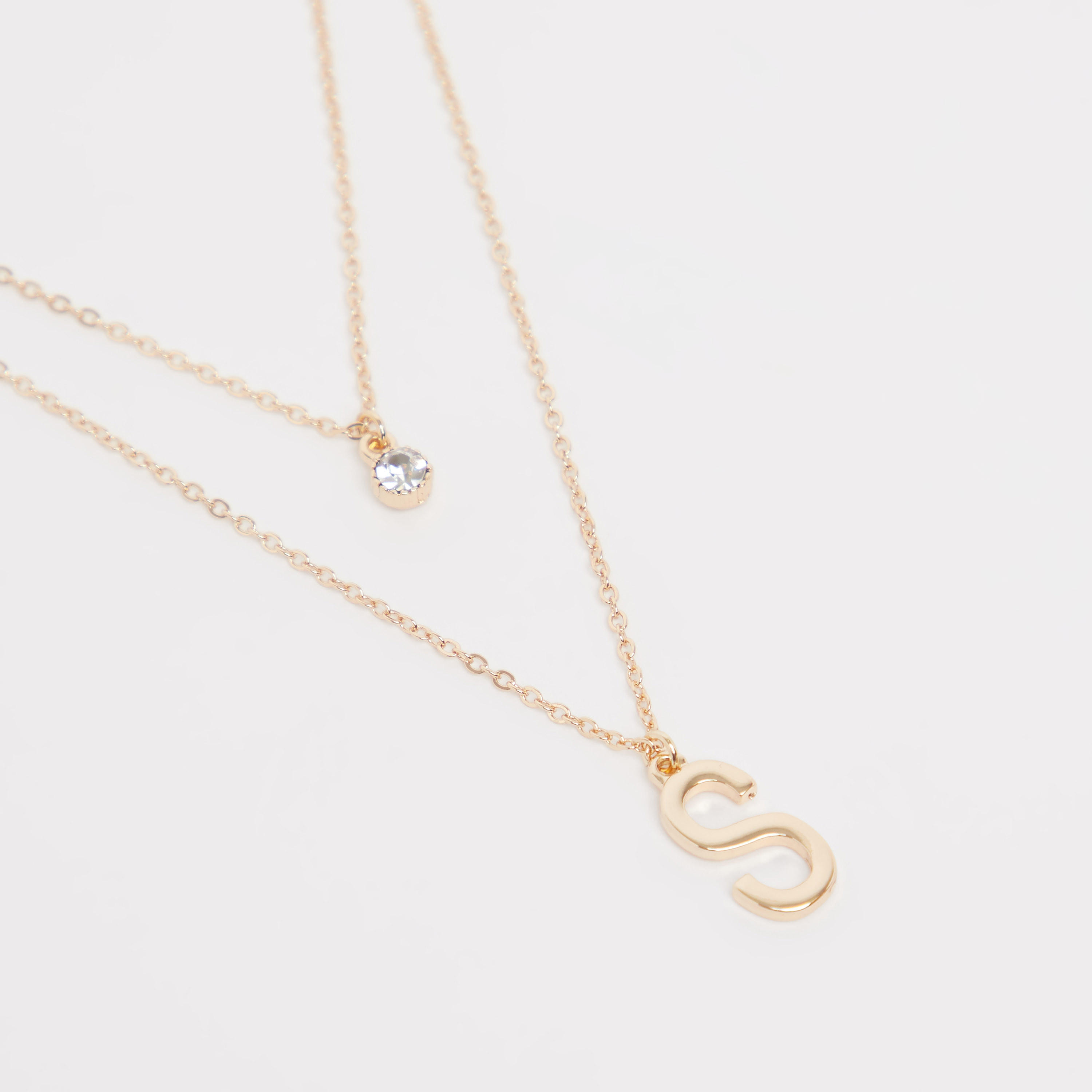 عقد بدلّاية ميتاليك متعدد الطبقات بمشبك إغلاق-women-watchesandjewellery-jewellery-necklacesandpendants-image-3