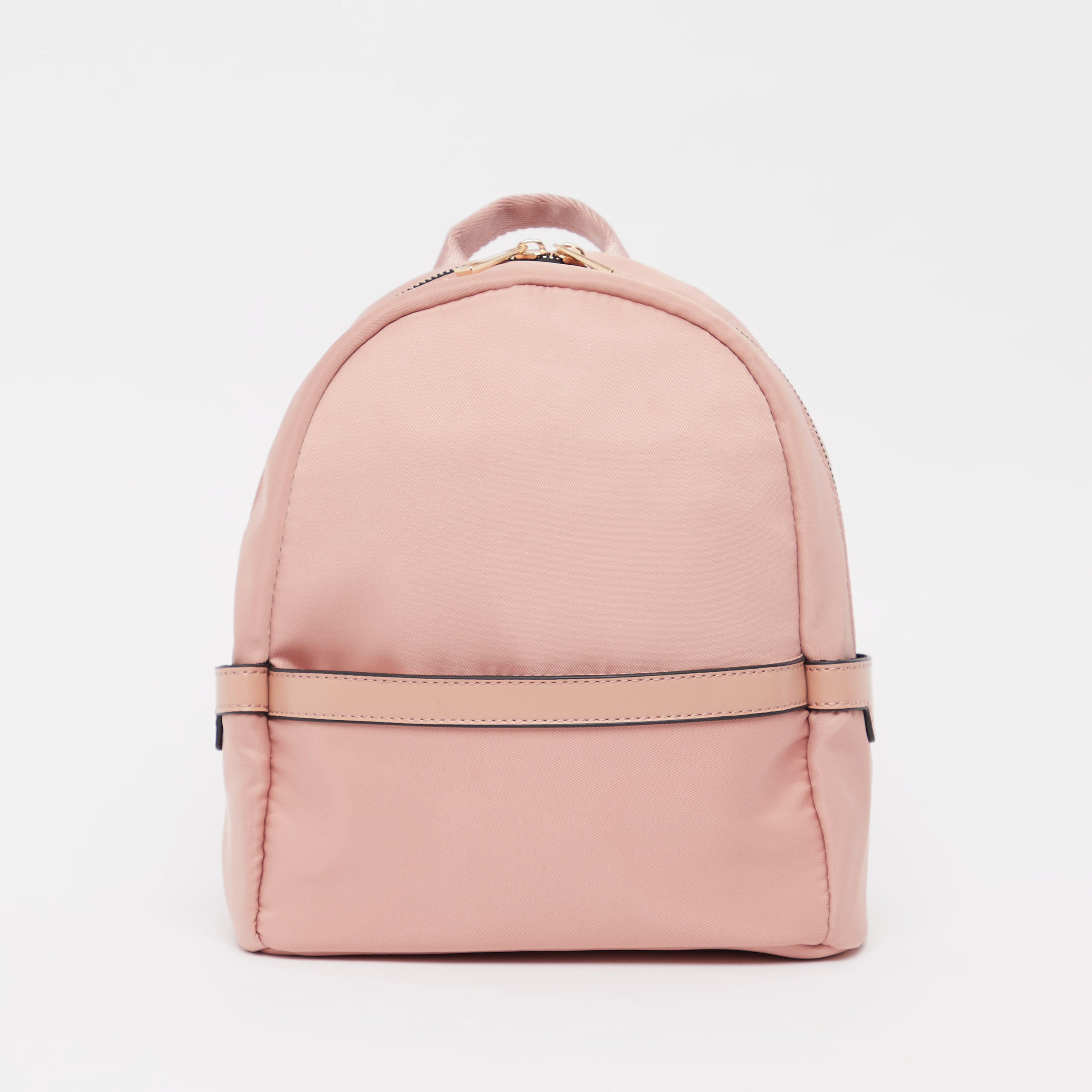 Plain Backpack with Adjustable Shoulder Straps and Top Handle-women-bagsandwallets-handbags-image-1