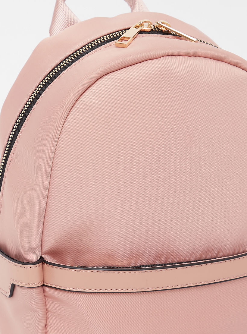 Plain Backpack with Adjustable Shoulder Straps and Top Handle-women-bagsandwallets-handbags-image-4