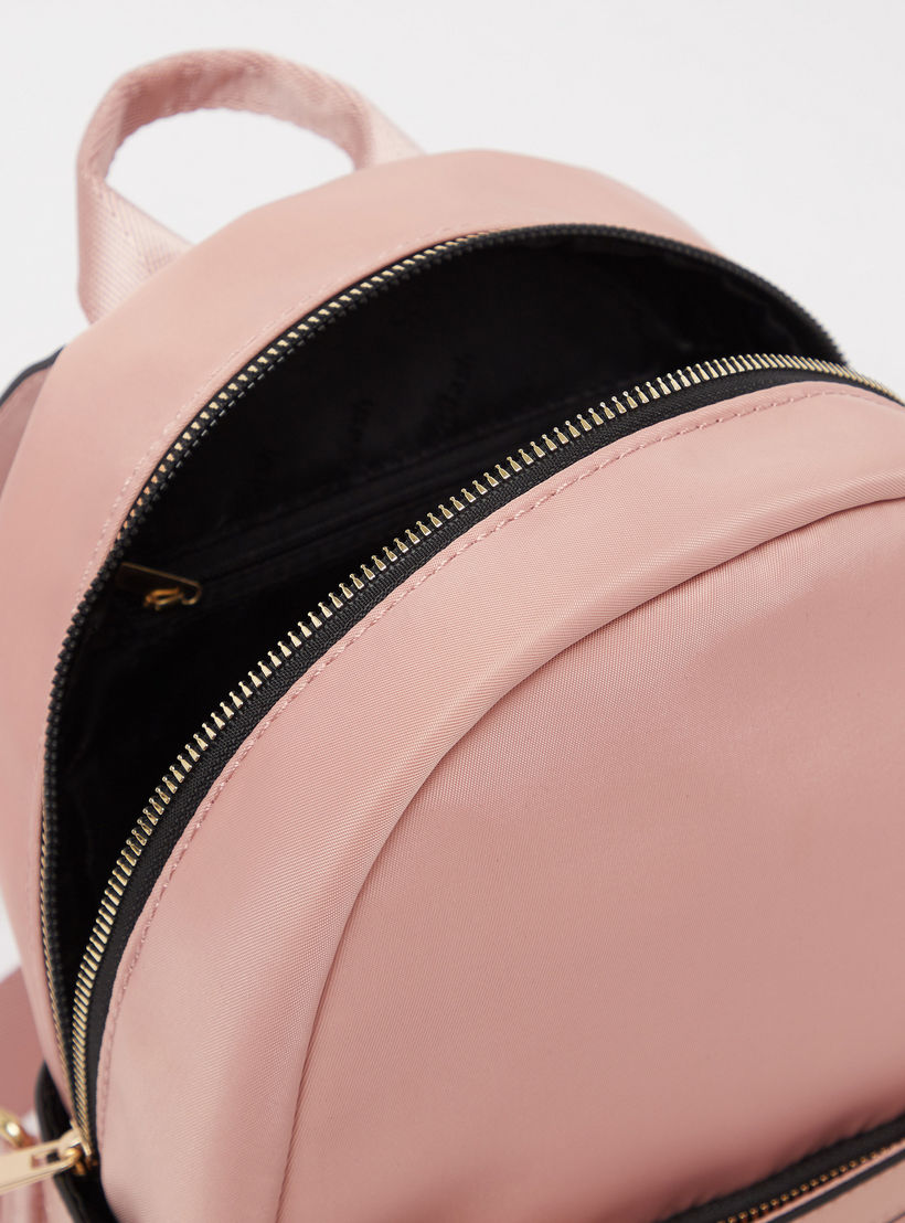 Plain Backpack with Adjustable Shoulder Straps and Top Handle-women-bagsandwallets-handbags-image-5