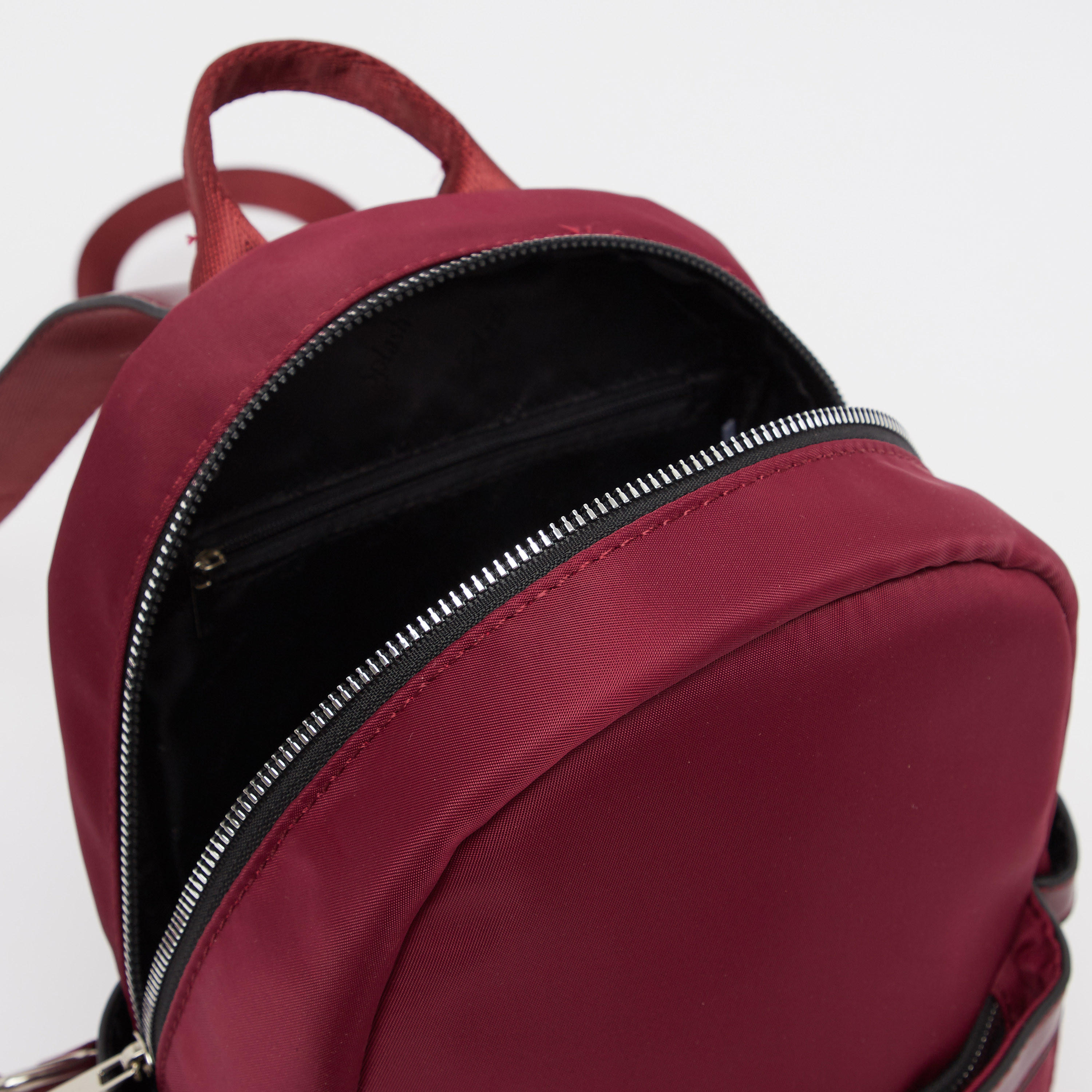 حقيبة ظهر سادة بحمالات كتف قابلة للتعديل ومقبض علوي-women-bagsandwallets-handbags-image-1