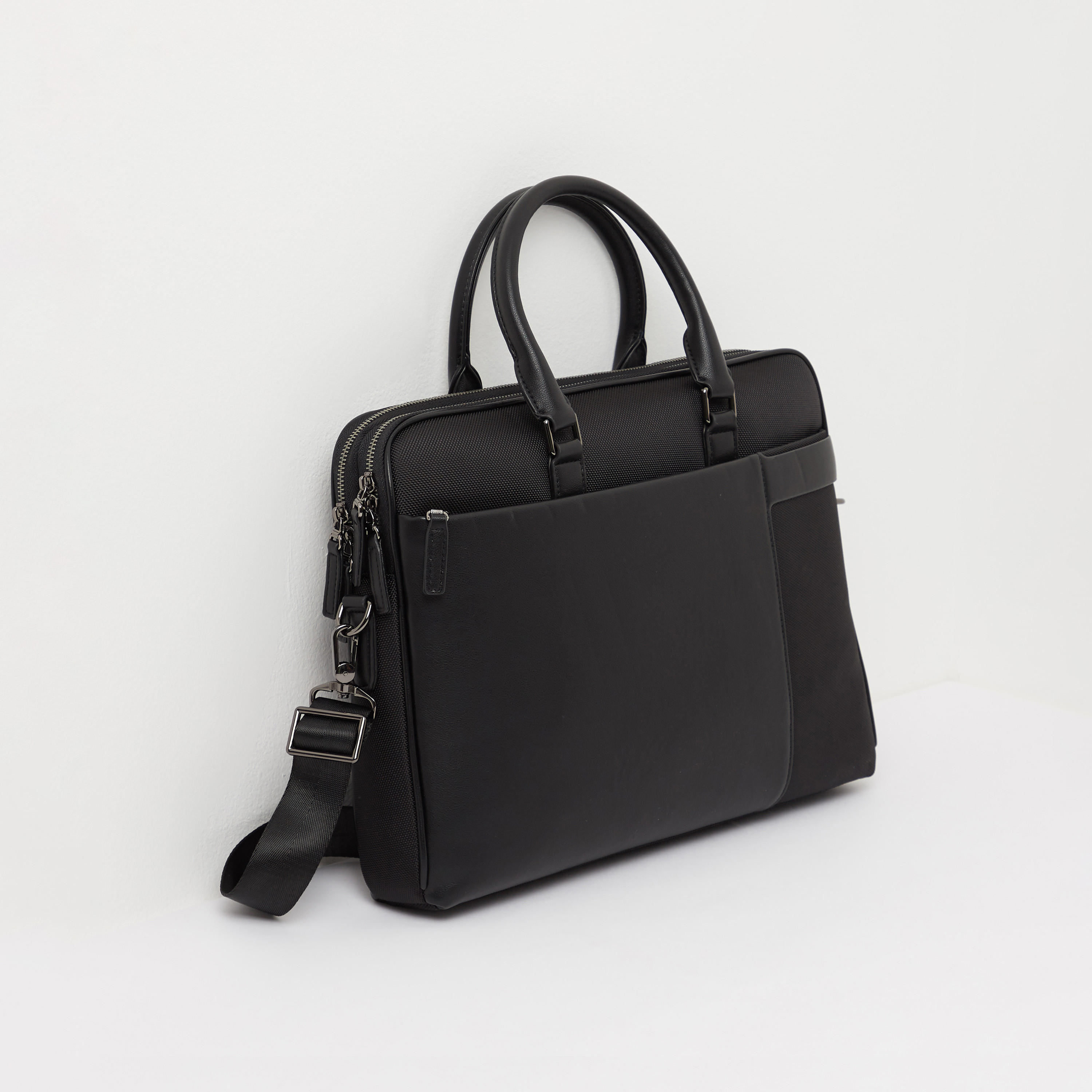 Duchini Plain Portfolio Bag-men-bags-image-4
