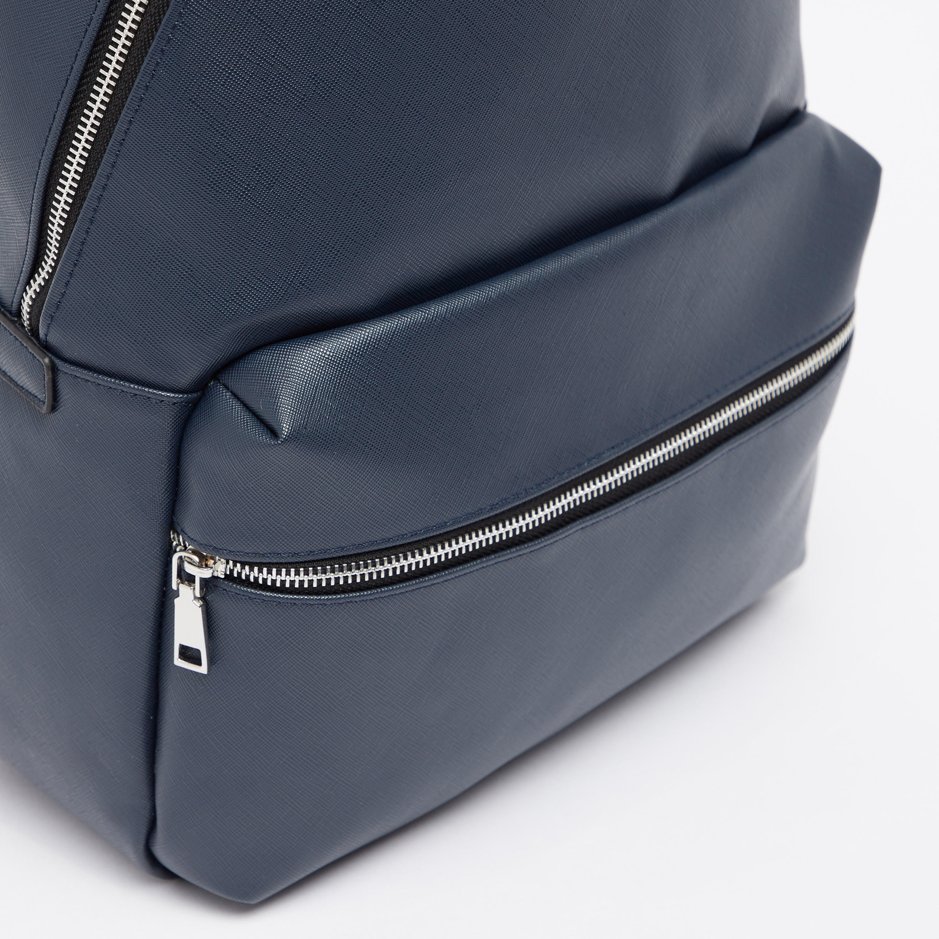 Textured Backpack with Adjustable Shoulder Straps-men-bags-image-3