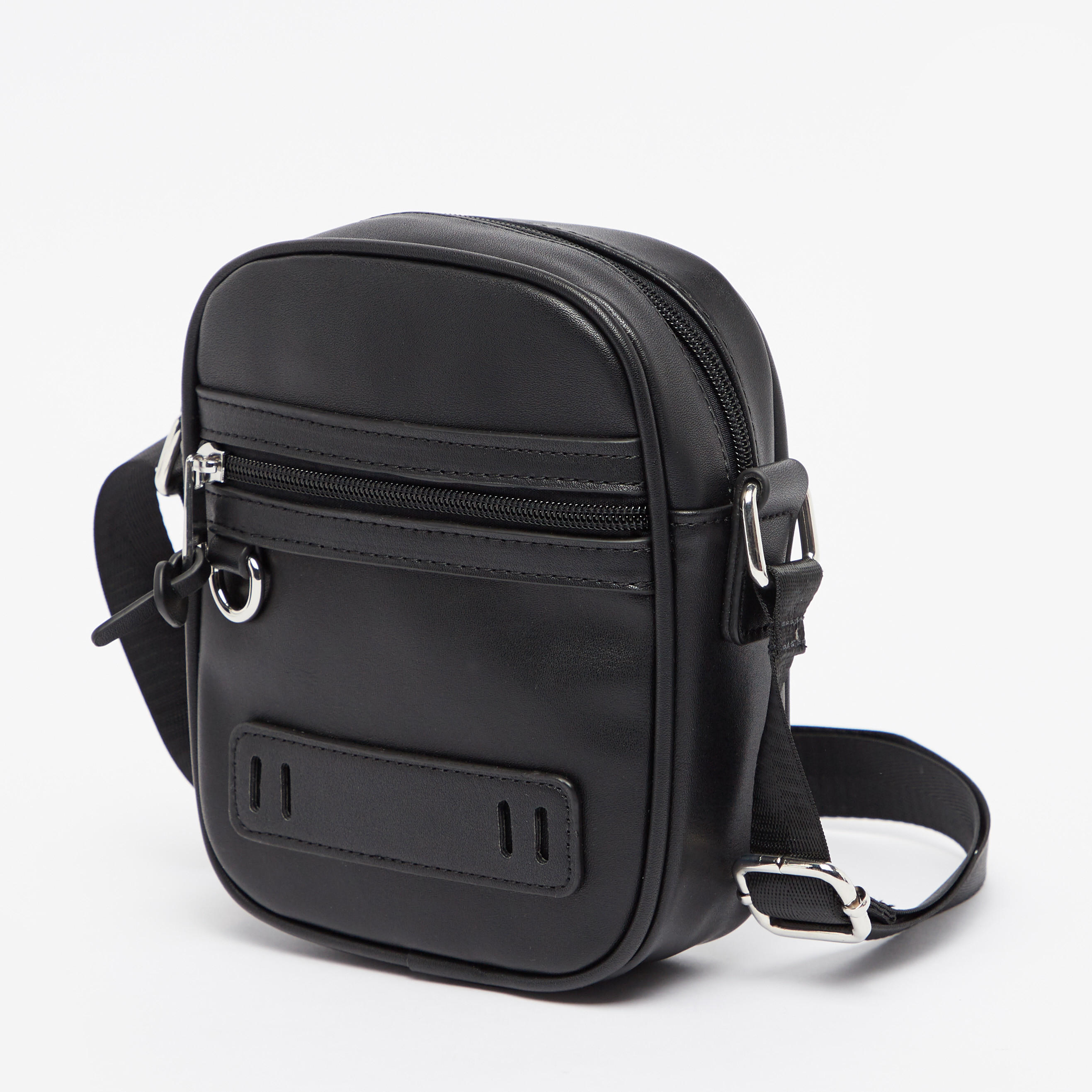 شنطة كروس بودي بارزة الملمس بحزام قابل للتعديل-men-bags-image-1