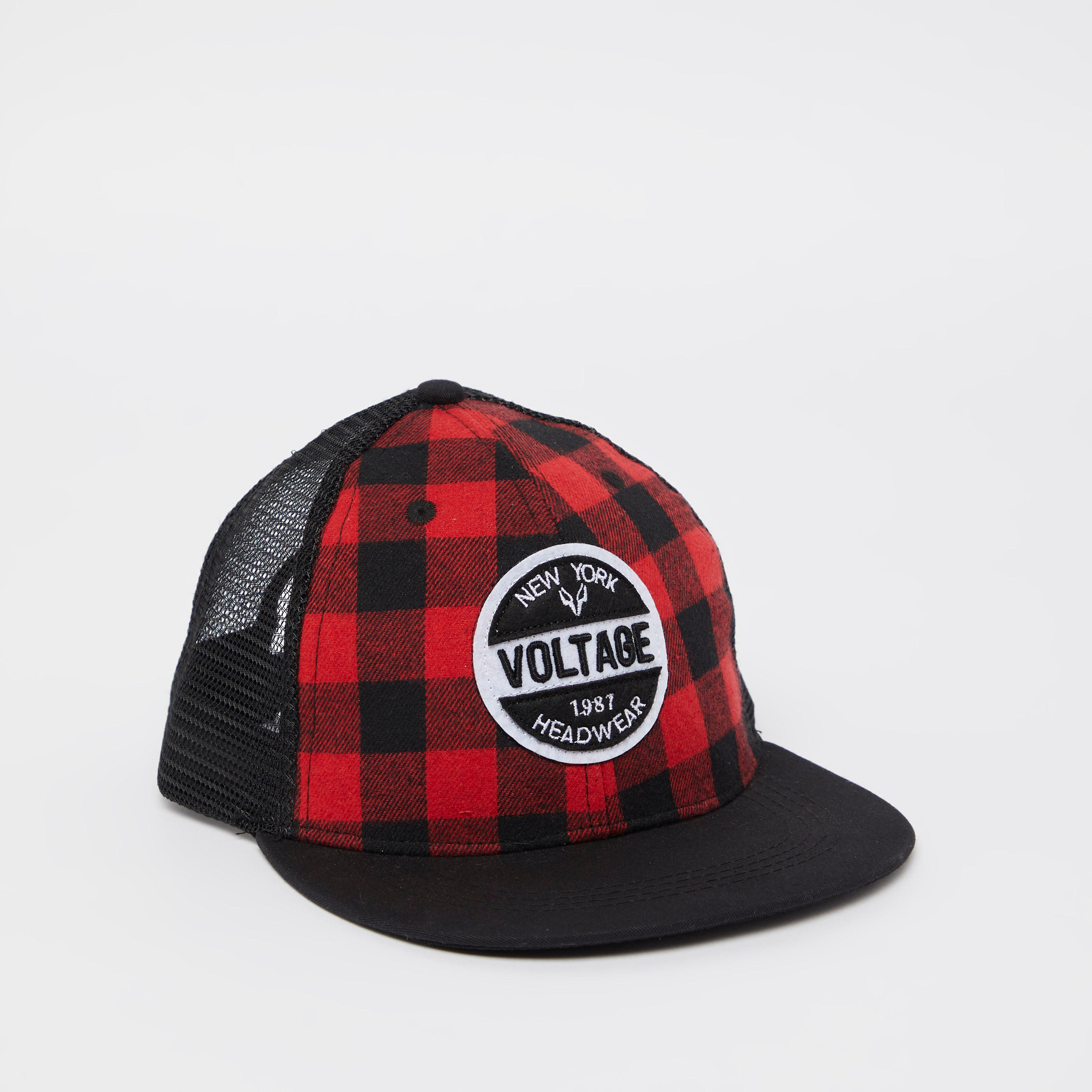 قبّعة كاب كاروهات بمكبس إغلاق-men-caps-image-4