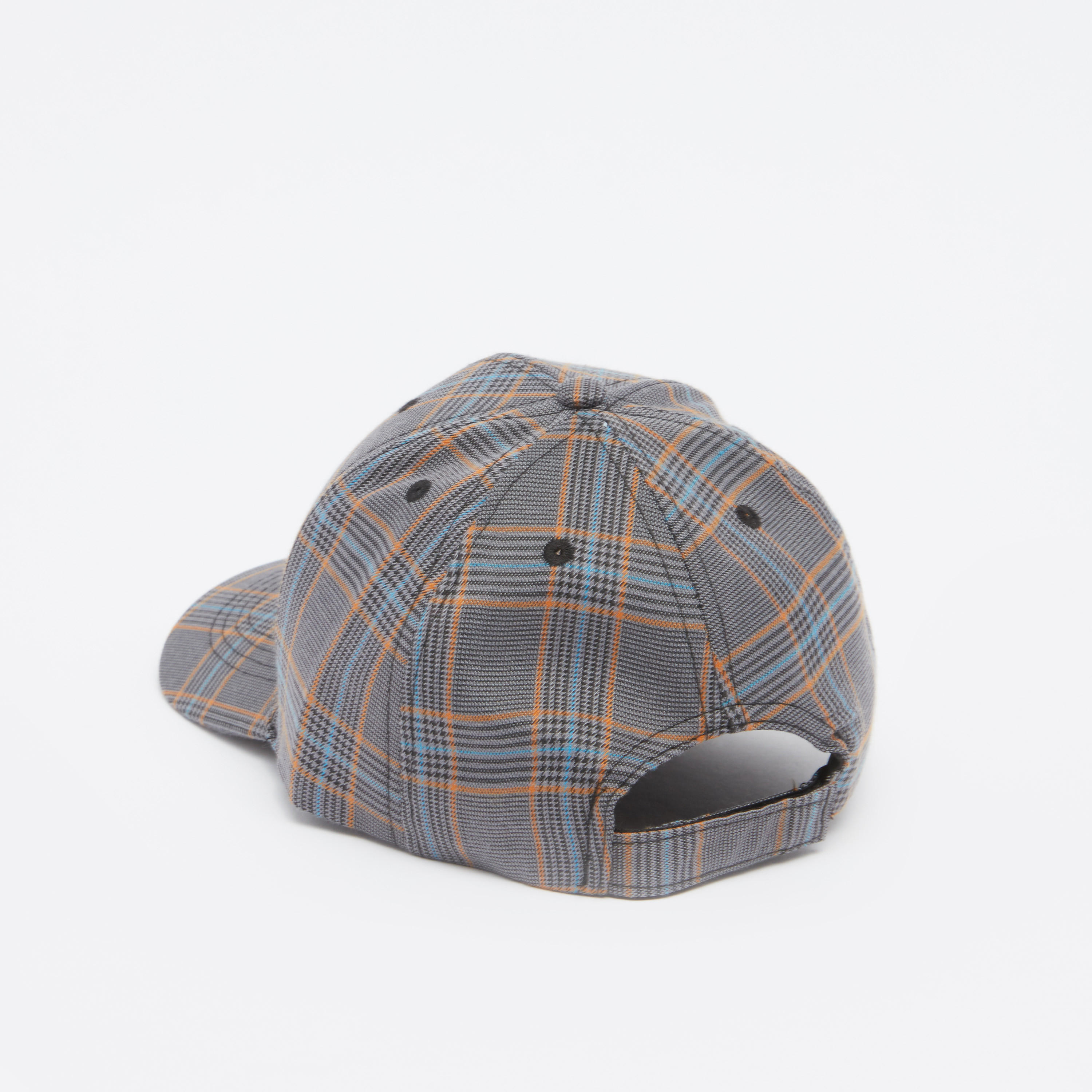 قبّعة كاب كاروهات بخطّاف وحلقة إغلاق-men-caps-image-1