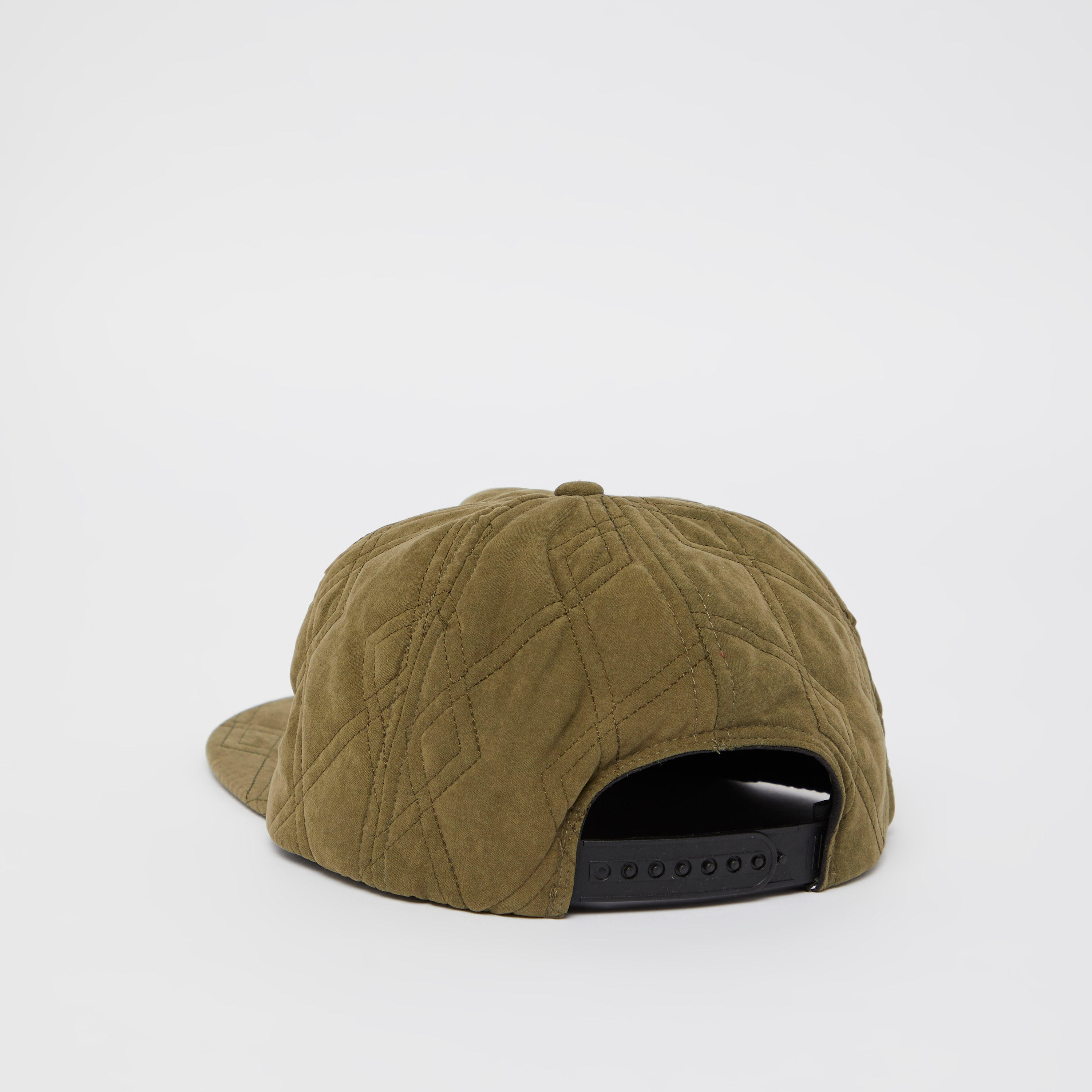 Text Embroidered Cap with Snap Closure-men-caps-image-4