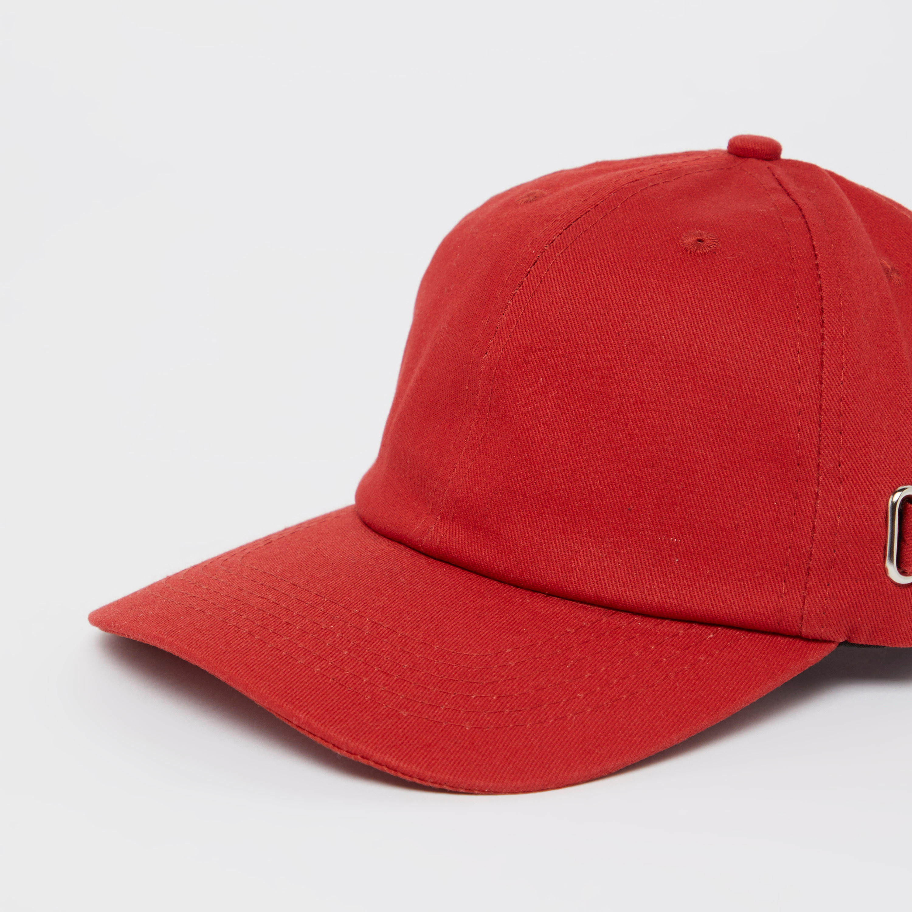 Plain Cap with Plate Buckle Closure-men-caps-image-4