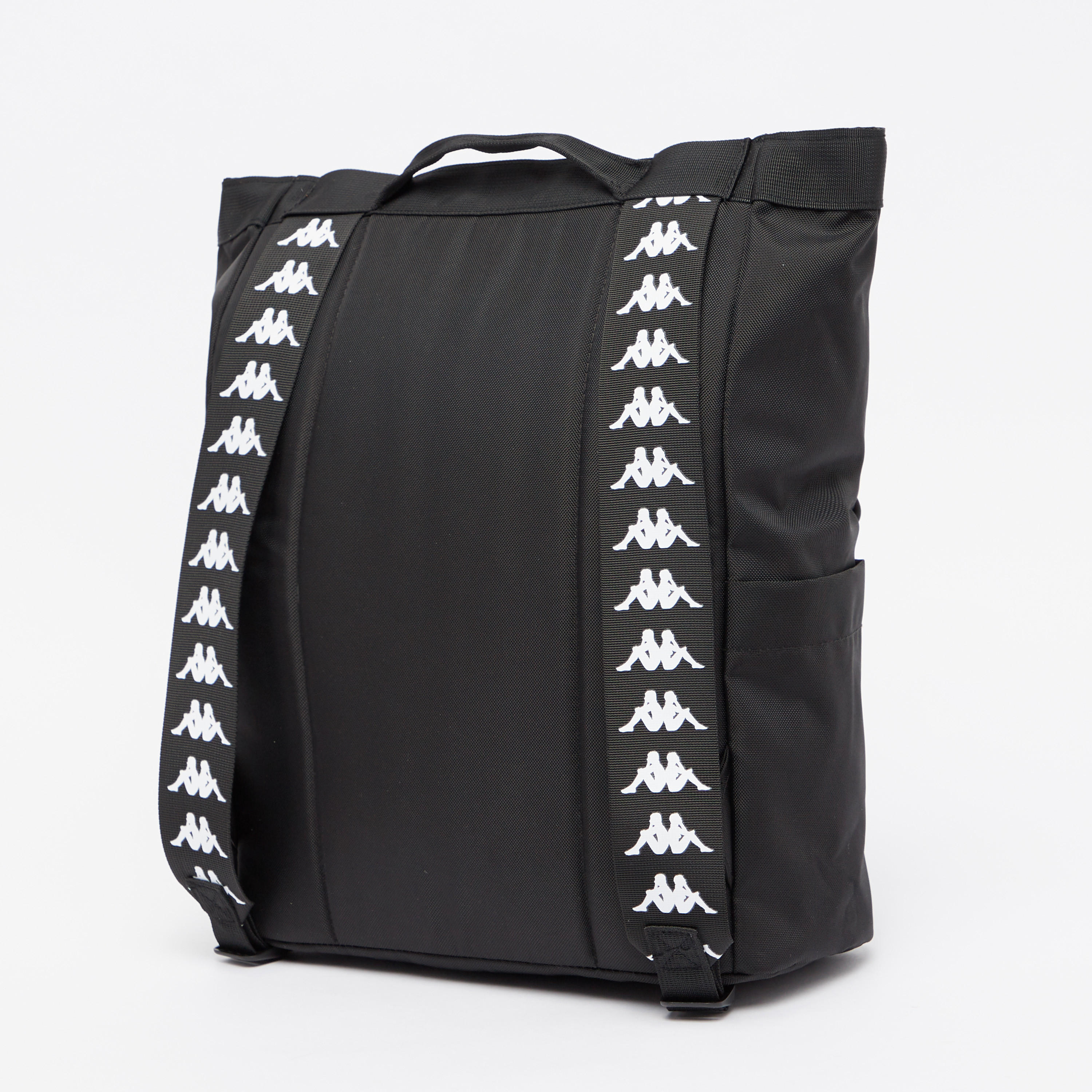 Kappa Printed Backpack with Adjustable Straps and Zip Closure-men-bags-image-3