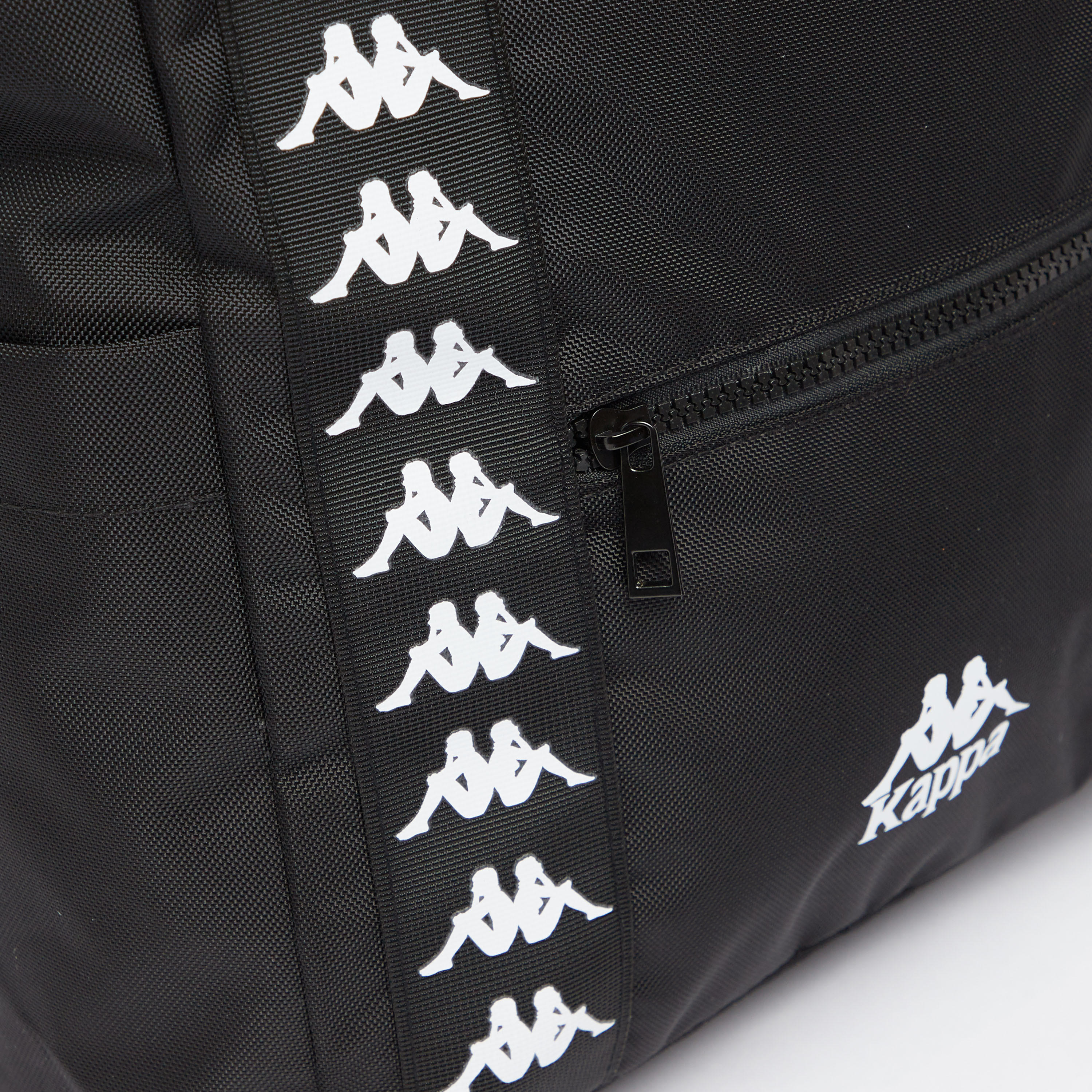 Kappa Printed Backpack with Adjustable Straps and Zip Closure-men-bags-image-4