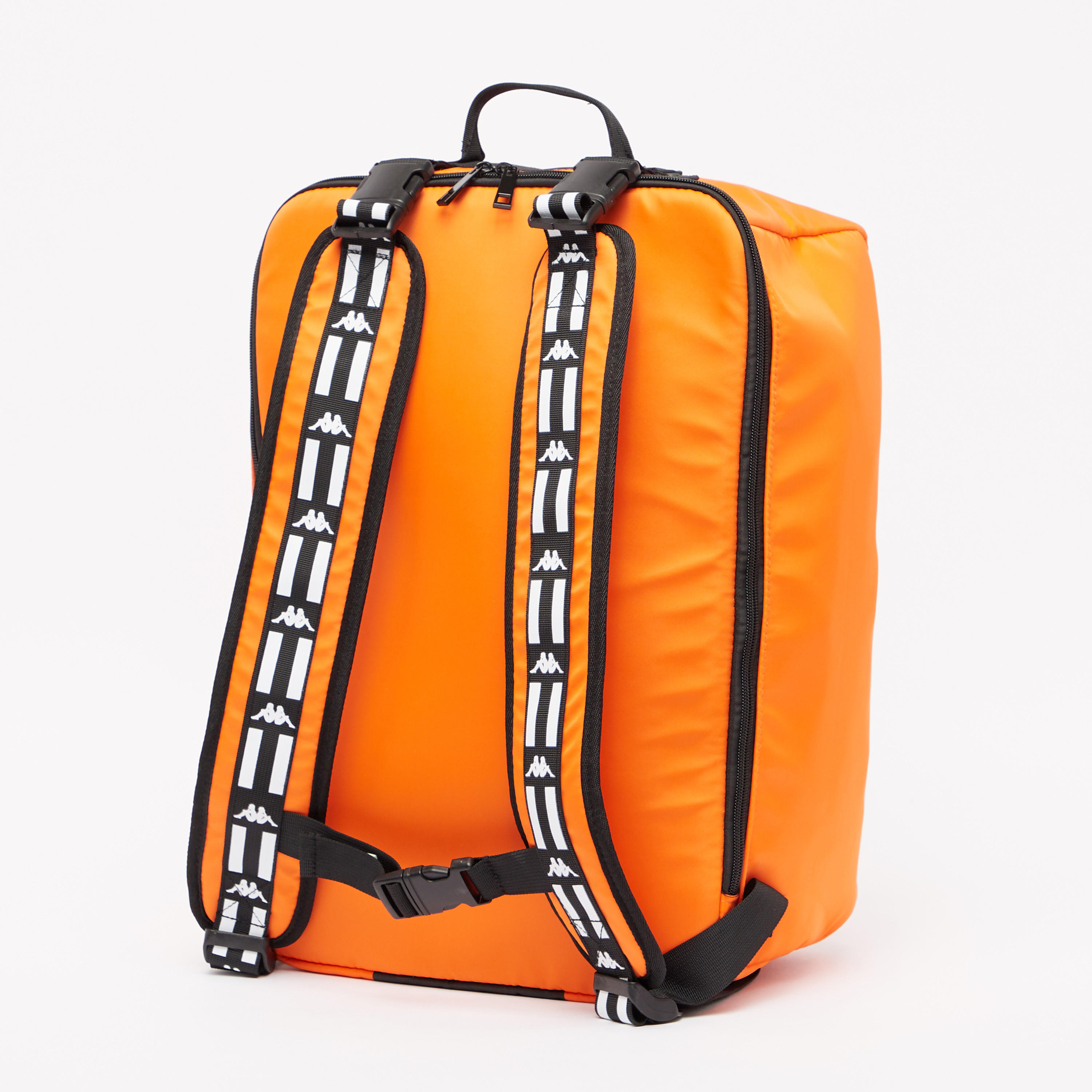 Kappa Printed Backpack with Adjustable Straps and Zip Closure-men-bags-image-4