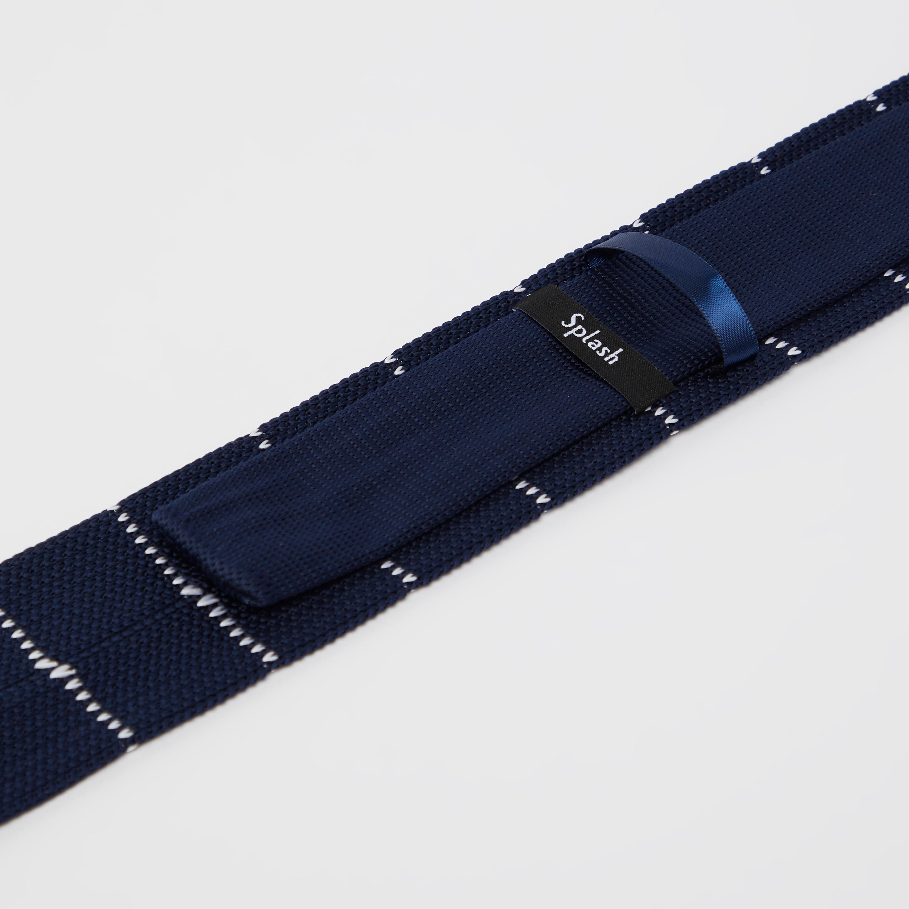 Textured Regular Tie with Keeper Loop-men-tiesandcufflinks-pocketsquares-image-3