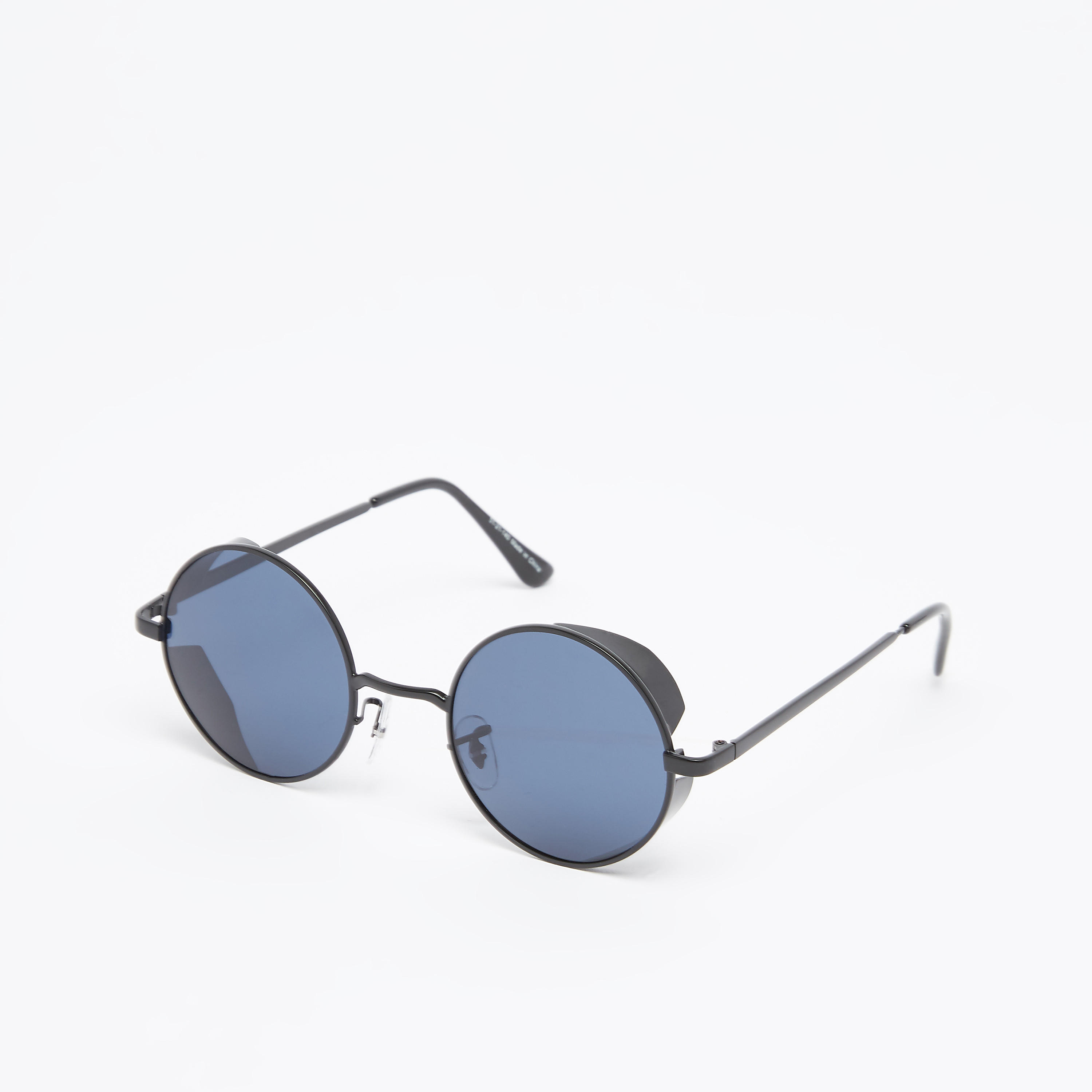 نظّارة شمسية مستديرة بإطار كامل ووسادات أنف-men-sunglasses-image-1