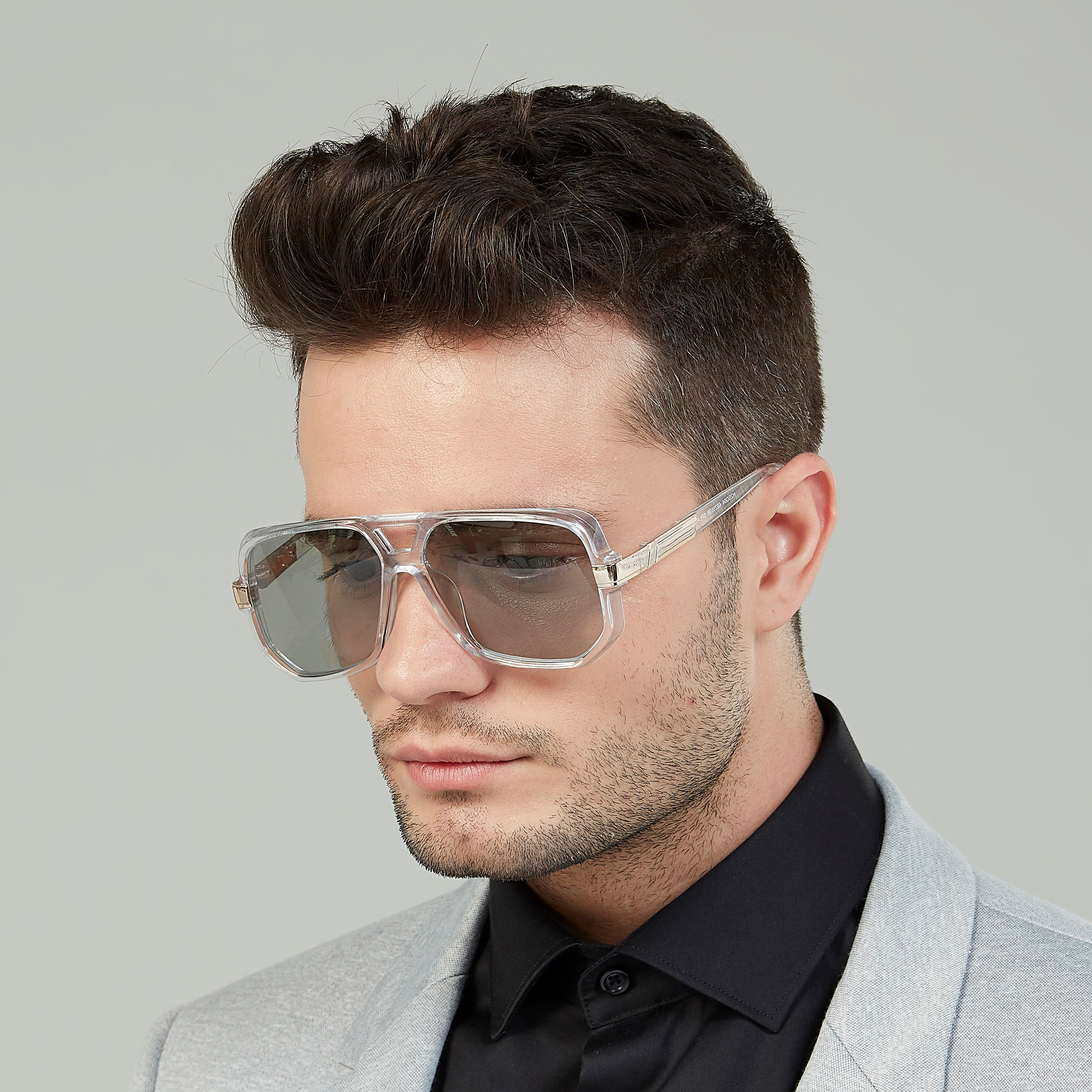 Full Rim Square Sunglasses with Nose Pads-men-sunglasses-image-2