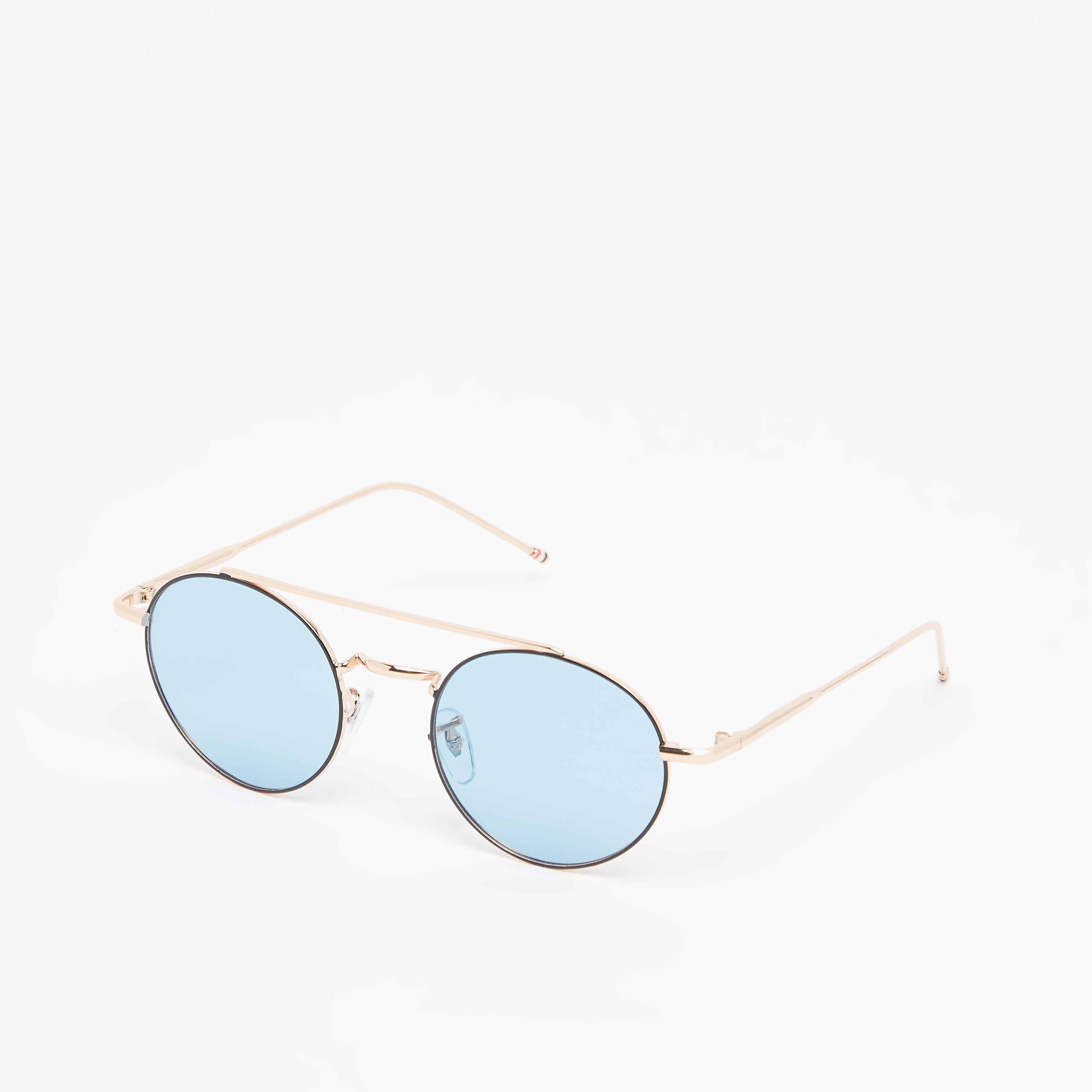 Full Rim Round Sunglasses with Nose Pads-men-sunglasses-image-4